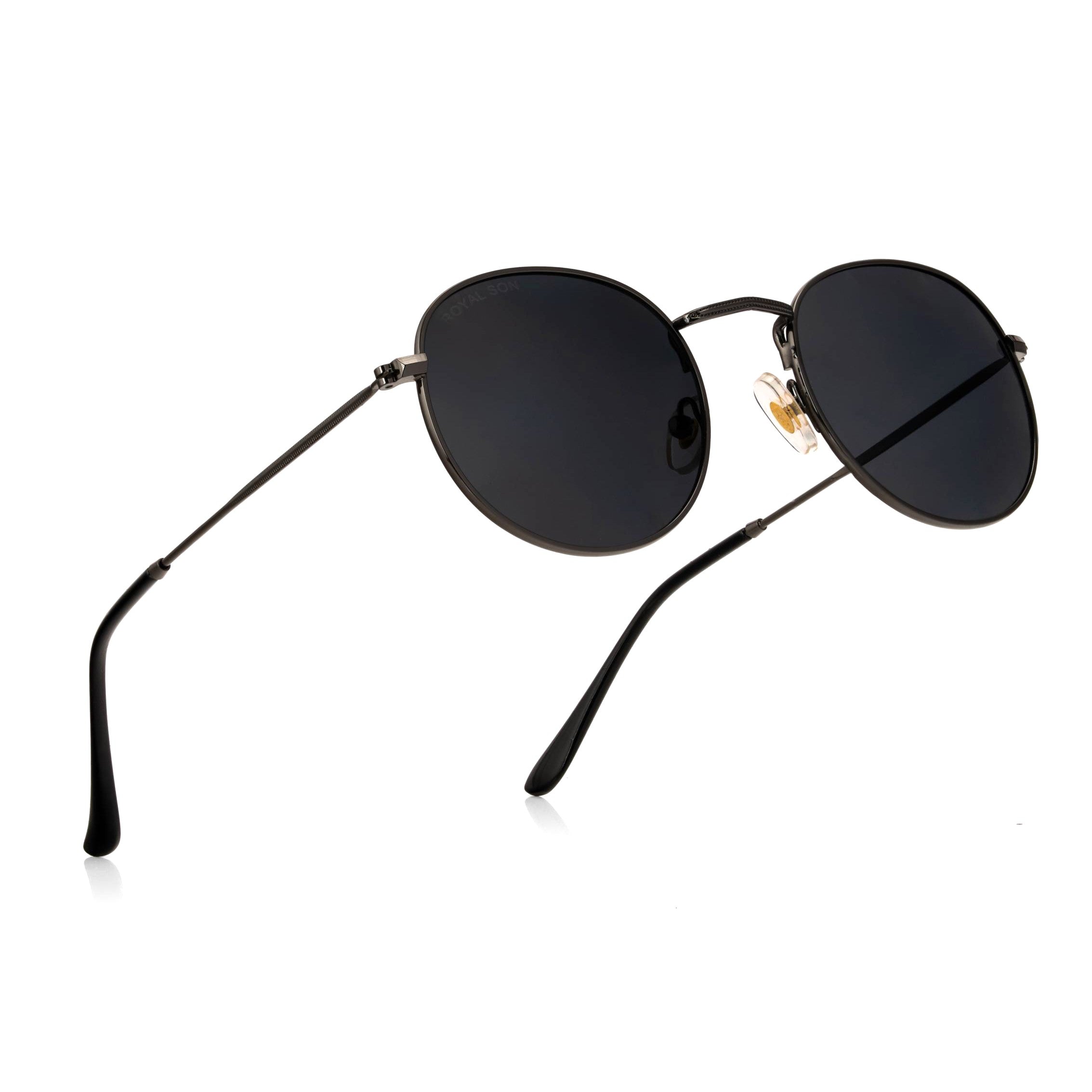 ROYAL SON UV Protected Round Sunglasses For Men And Women - RS0014RD