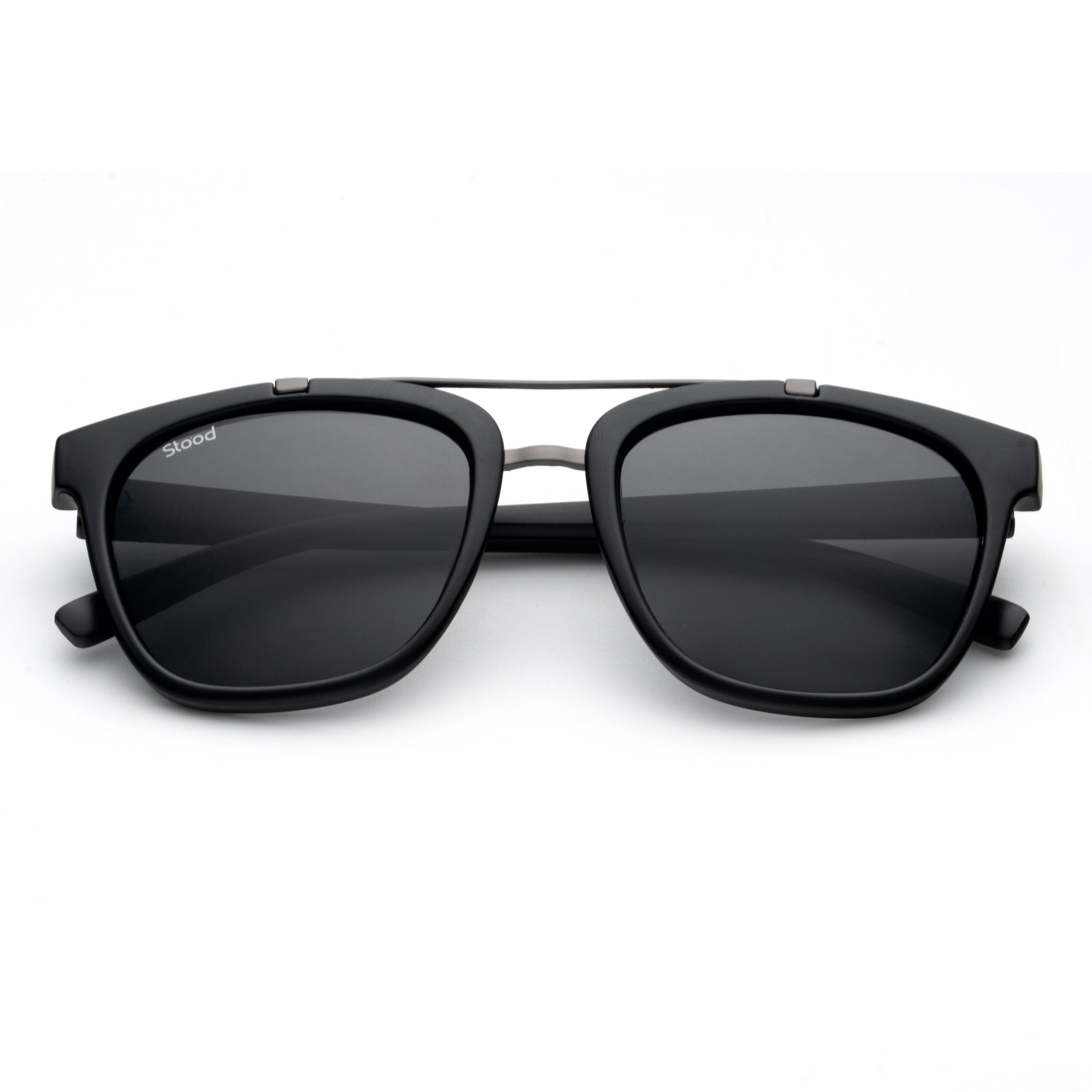 Stood Retro Square Black UV Protection Sunglasses For Men & Women Stylish – SG-STD0021-C1