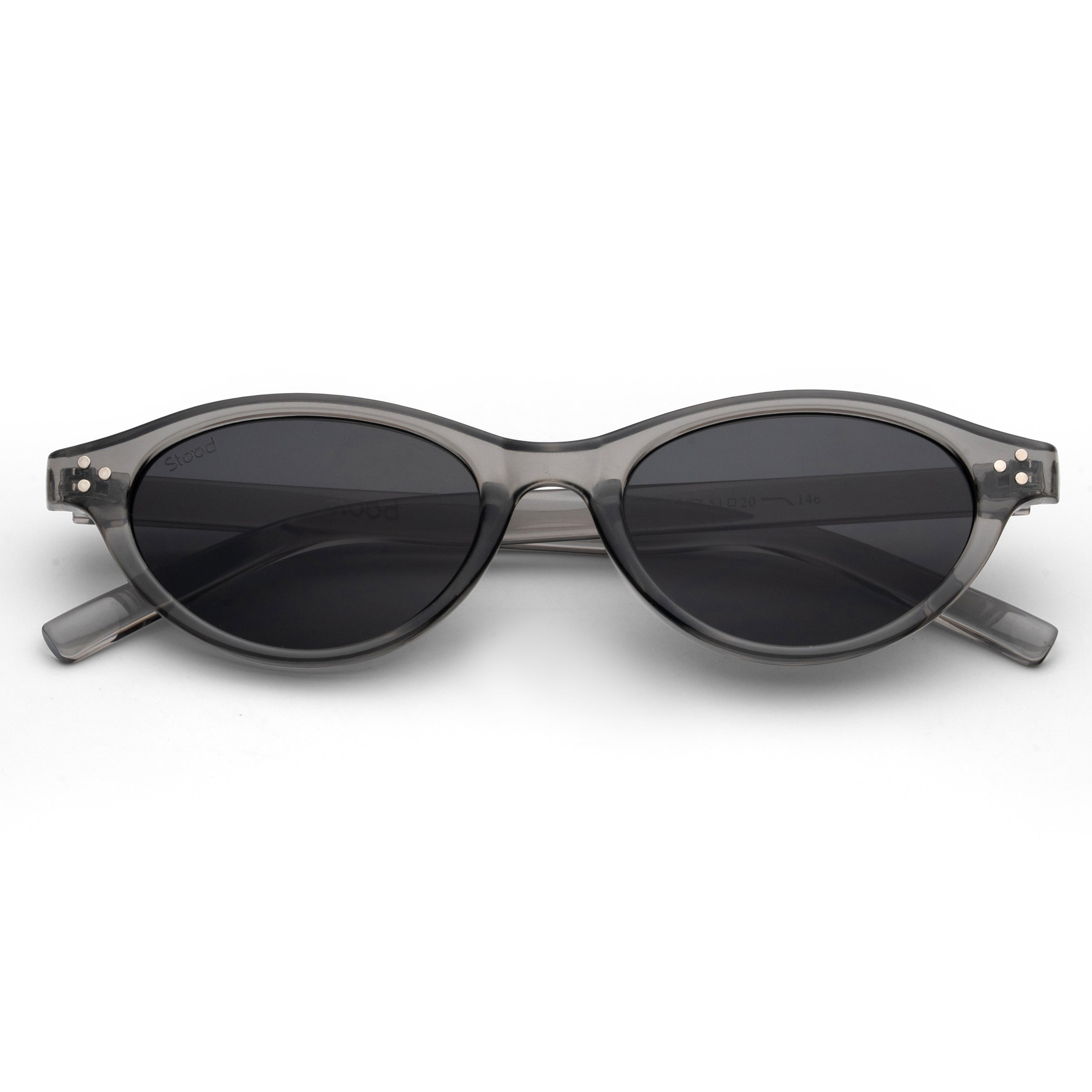Stood Narrow Oval Black UV Protection Chashma For Men & Women New Style – SG-STD0015-C2