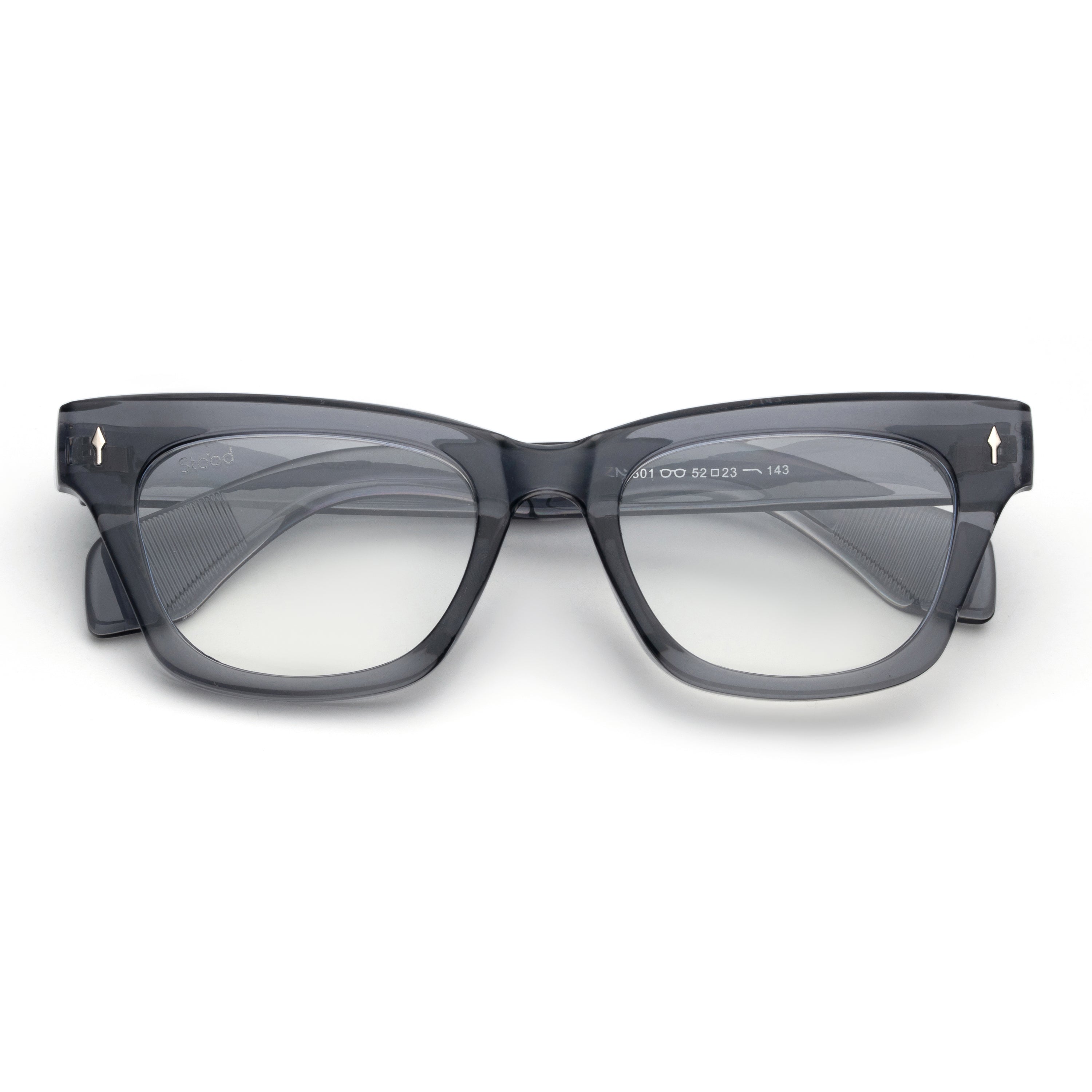 Stood Square Anti Glare Spectacles Frames For Men & Women – SF-STD0027-C2