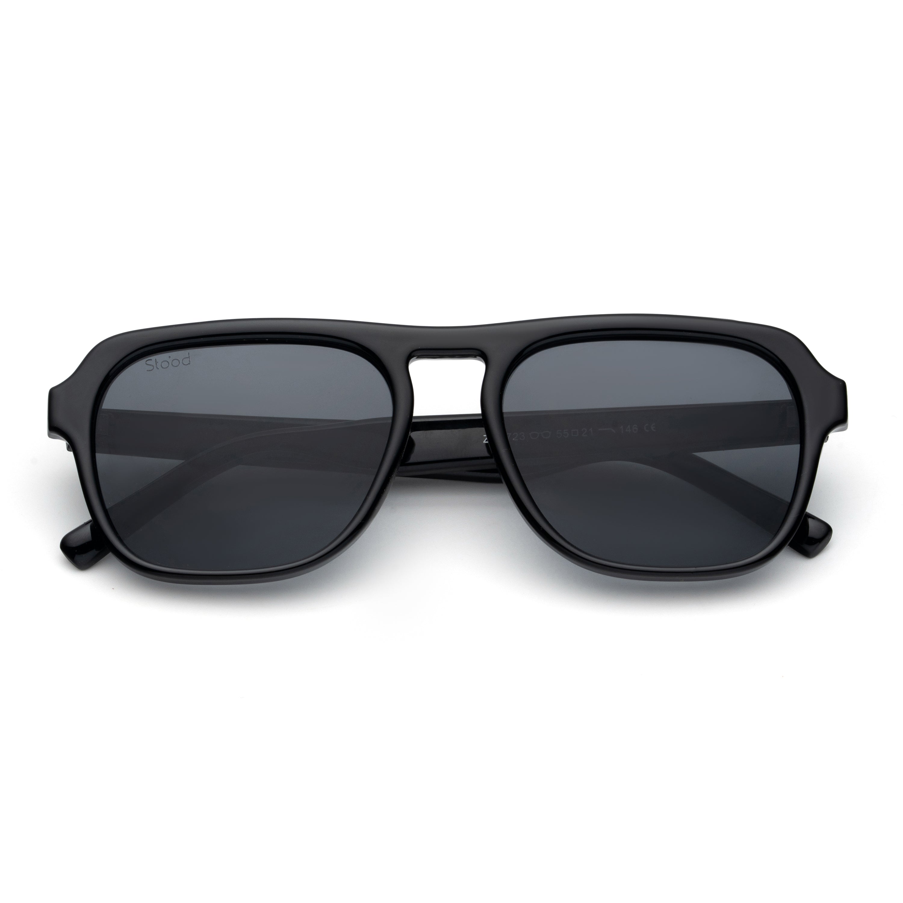 Stood Retro Square Black UV Protection Sunglasses For Men & Women Stylish – SG-STD0024-C1