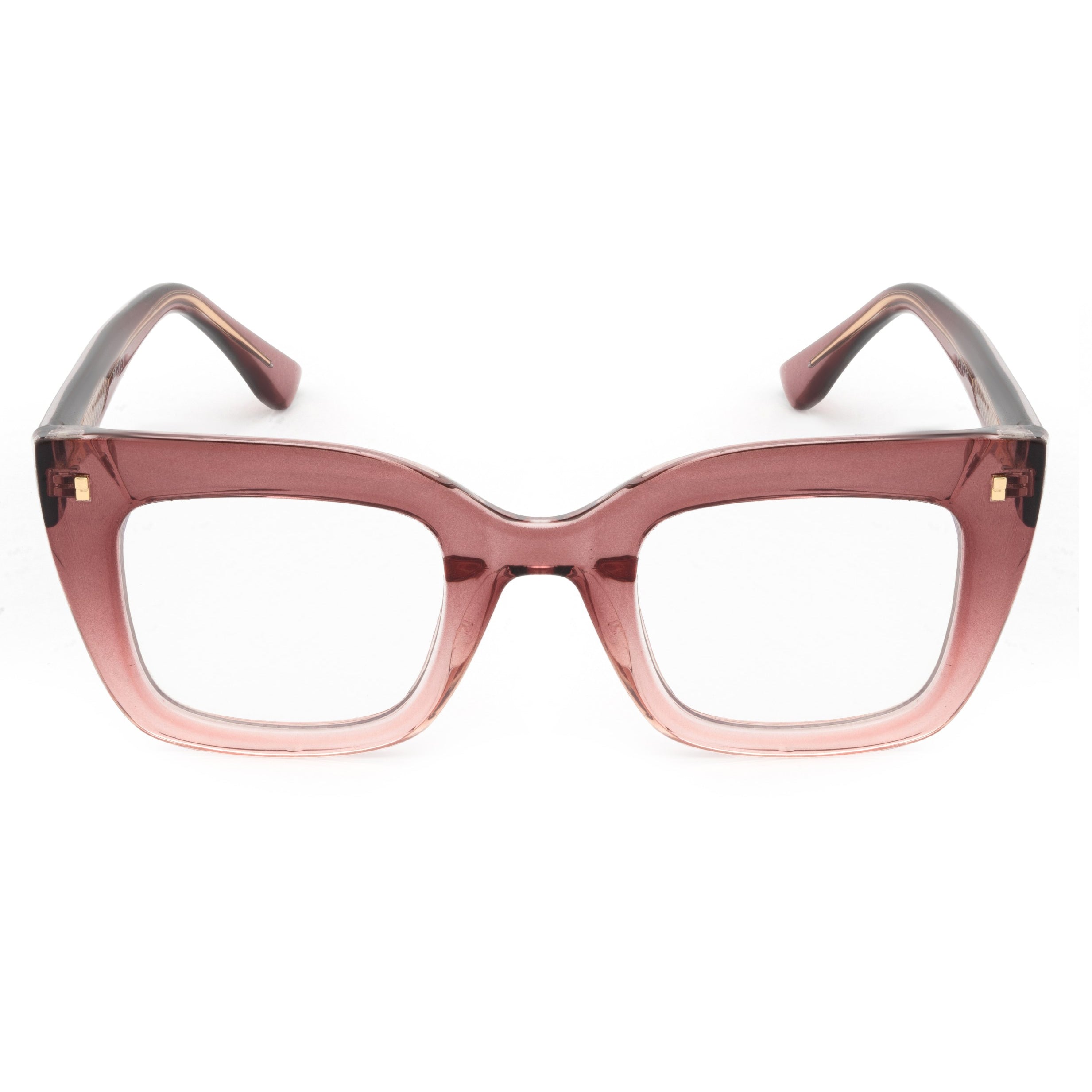 PERKEY Full Rim Retro Square Blue Light Cut & Antiglare Computer Eyeglasses For Women  - OPTL0016-C3