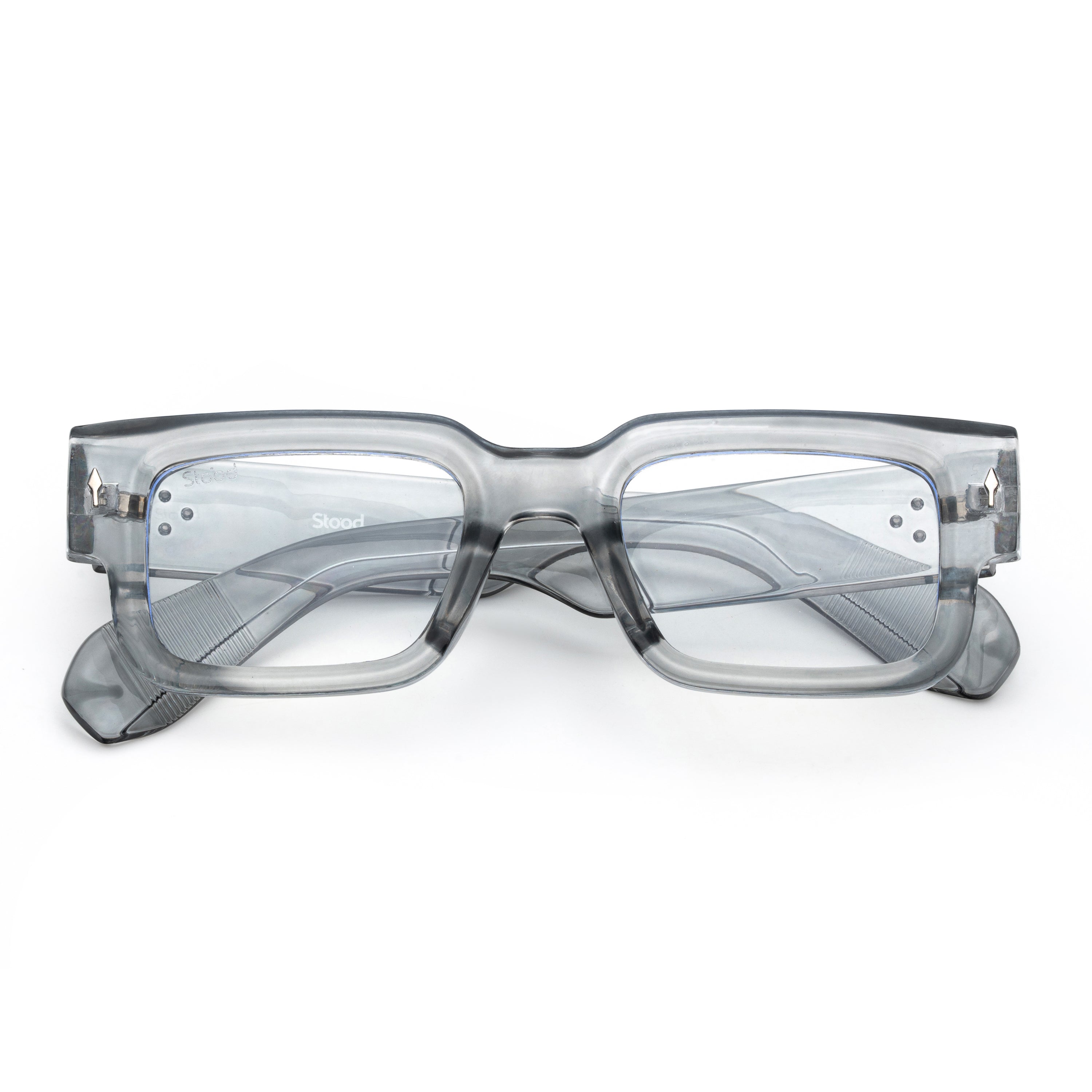 Stood Square Anti Glare Spectacles Frames For Men & Women – SF-STD0014-C2