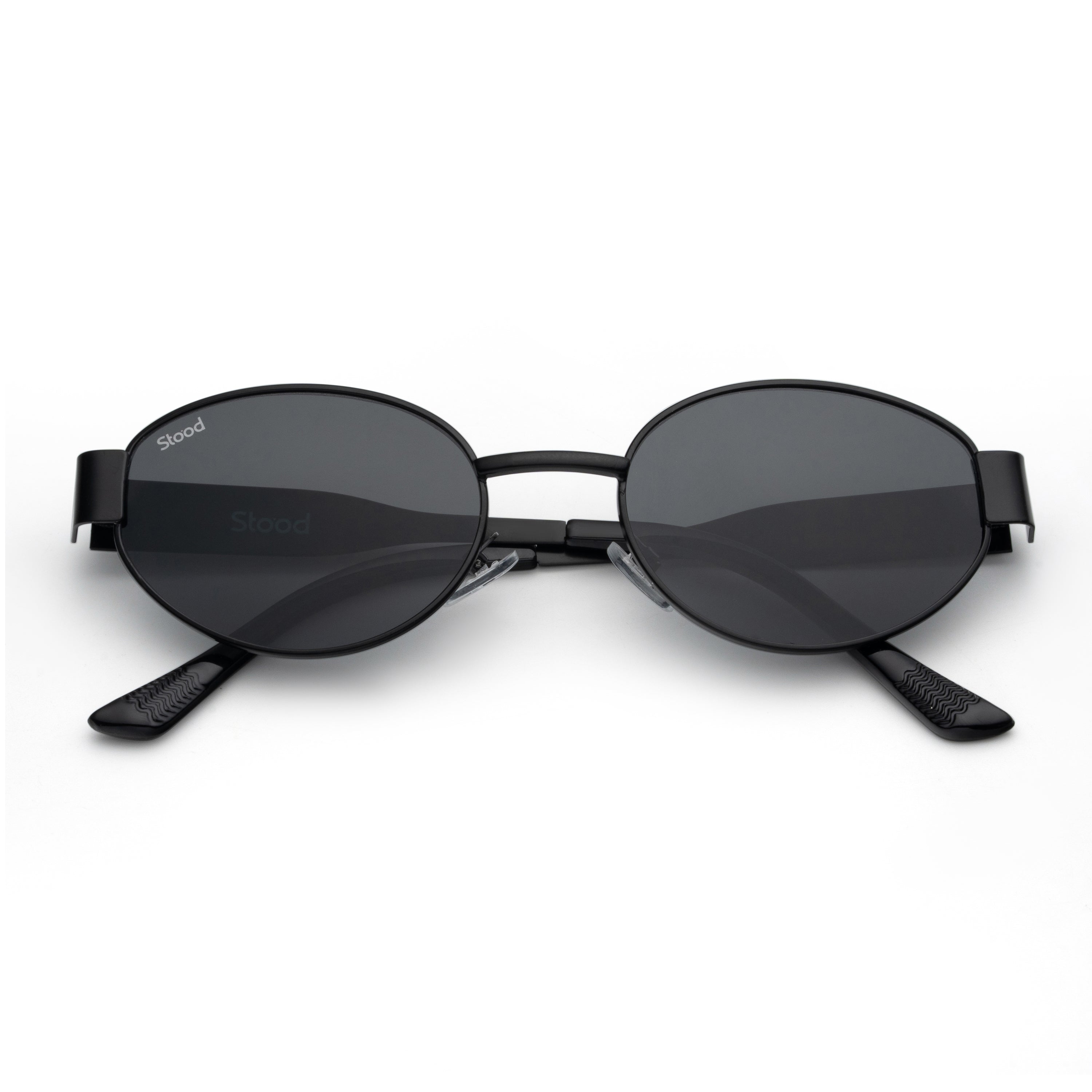 Stood Oval Black UV Protection Sunglasses For Men & Women Stylish – SG-STD0023-C1