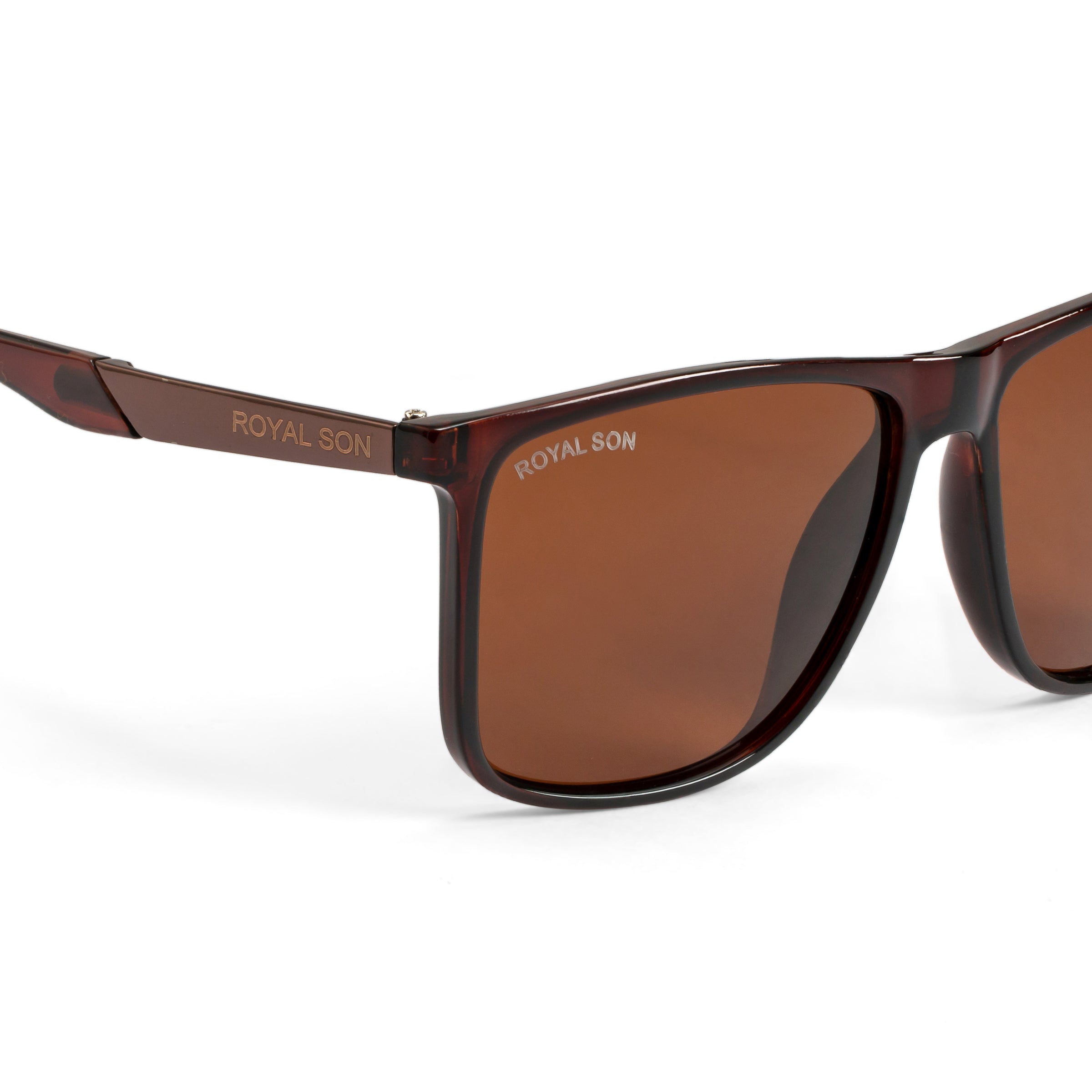 Royal Son Polarized Lightweight  Black Sunglasses For Men Women CHI00122-C2