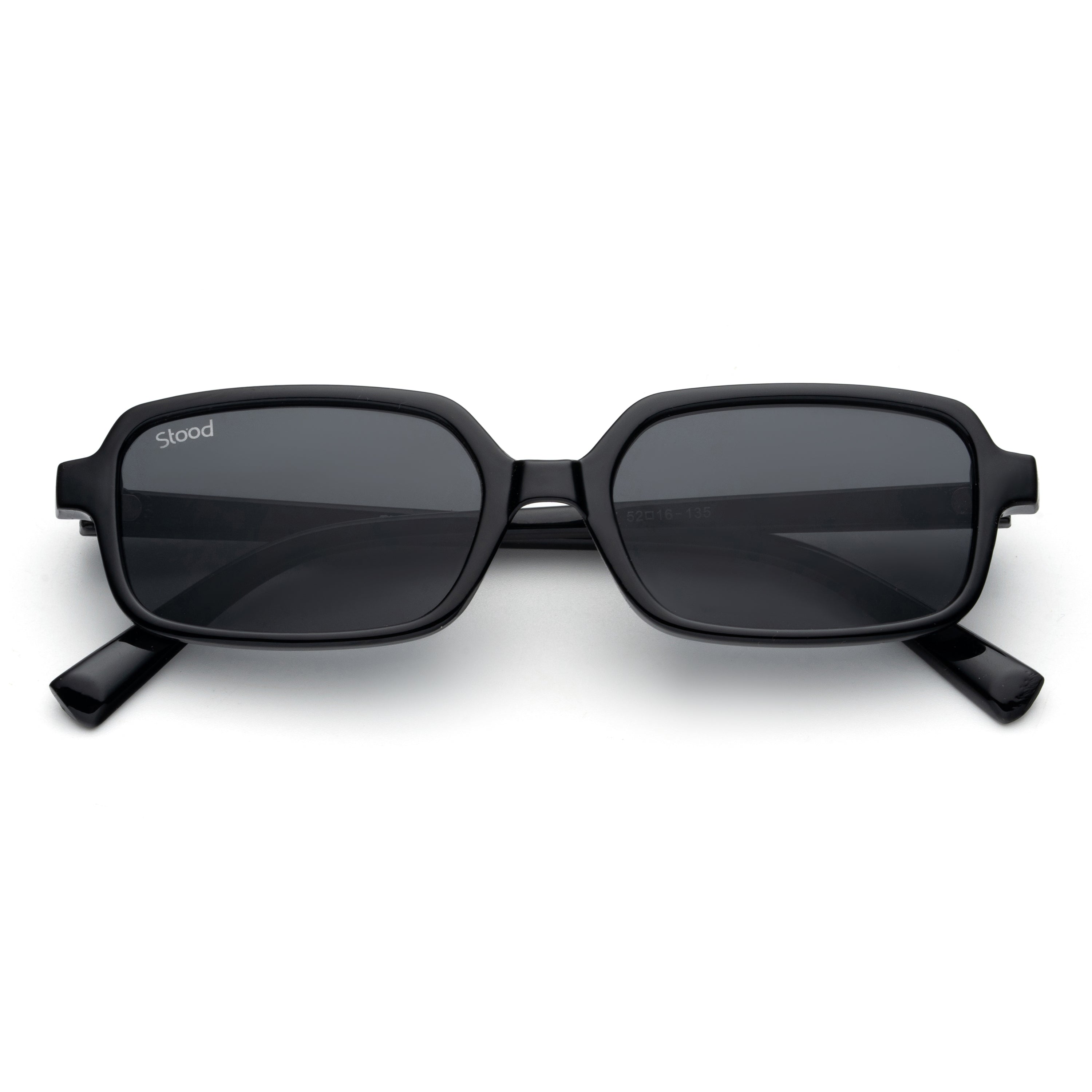 Stood Retro Square Black UV Protection Sunglasses For Men & Women Stylish – SG-STD0018-C1