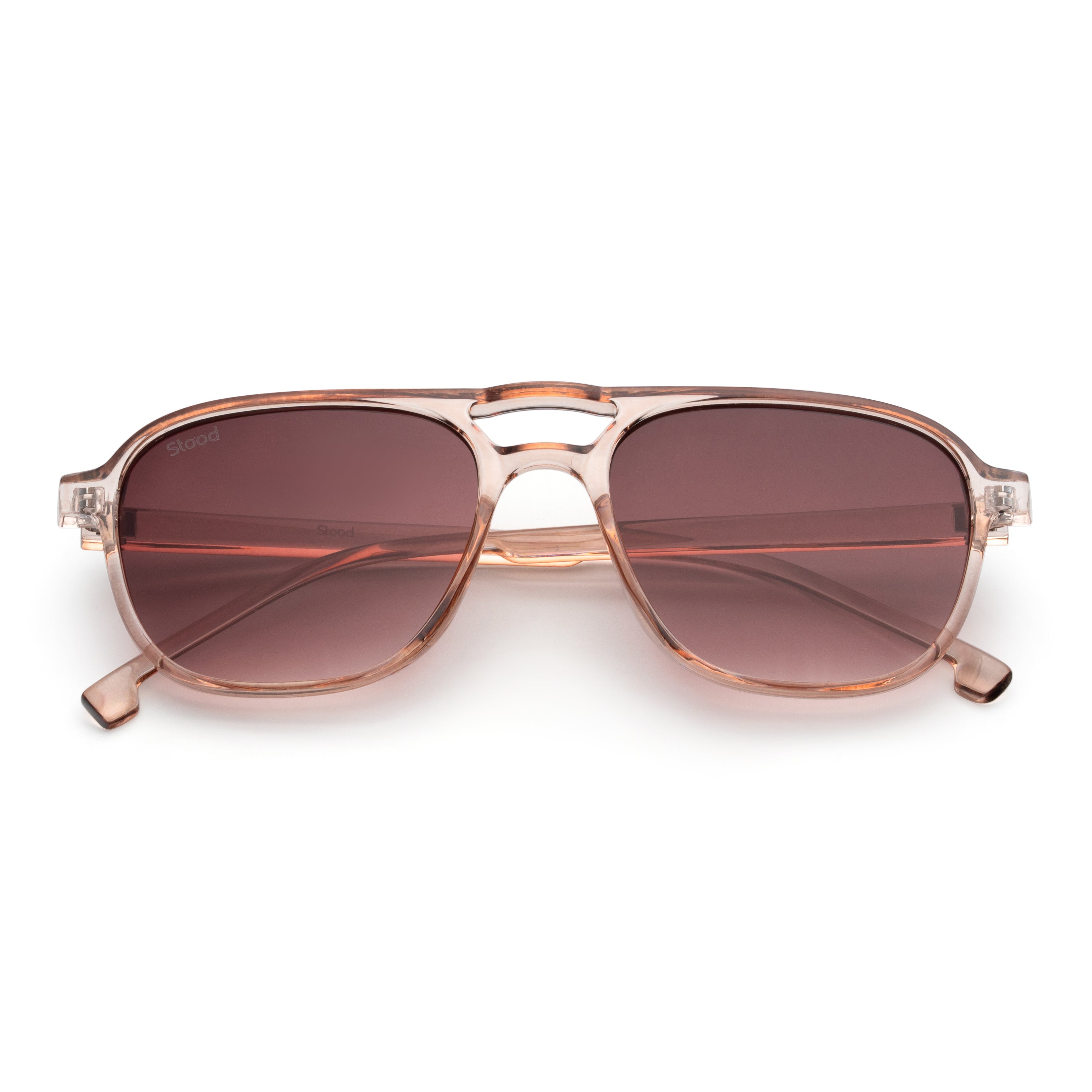 Stood Retro Square Brown UV Protection Goggles For Men & Women Sunglasses – SG-STD0017-C3