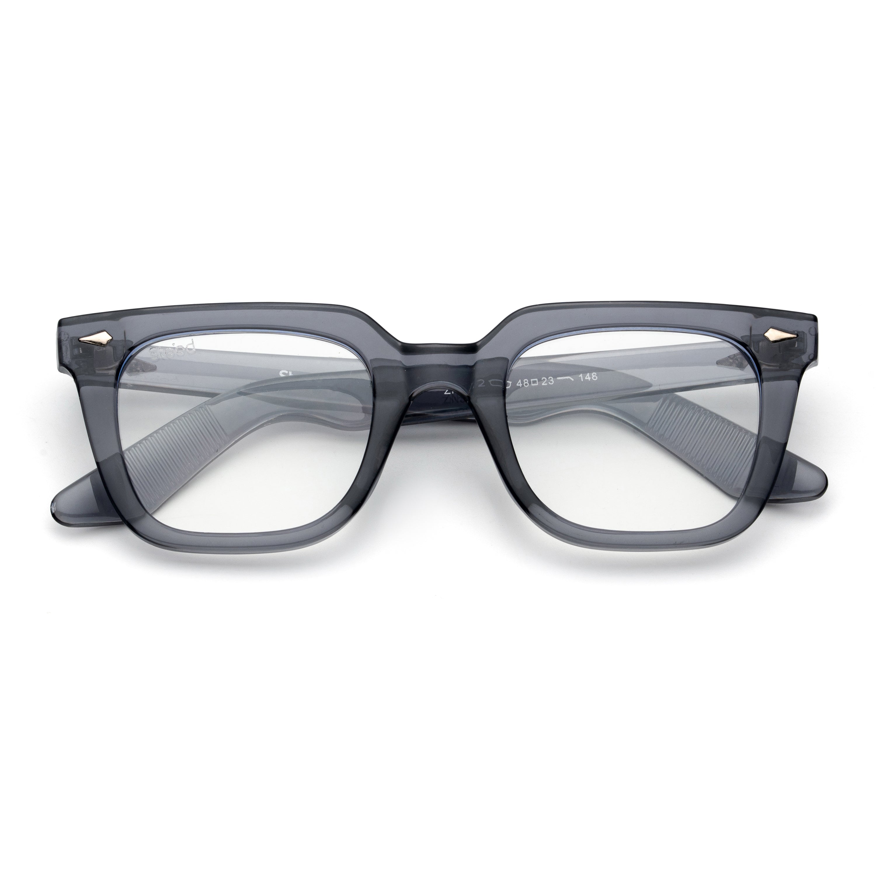 Stood Square Anti Glare Spectacles Frames For Men & Women – SF-STD0013-C2