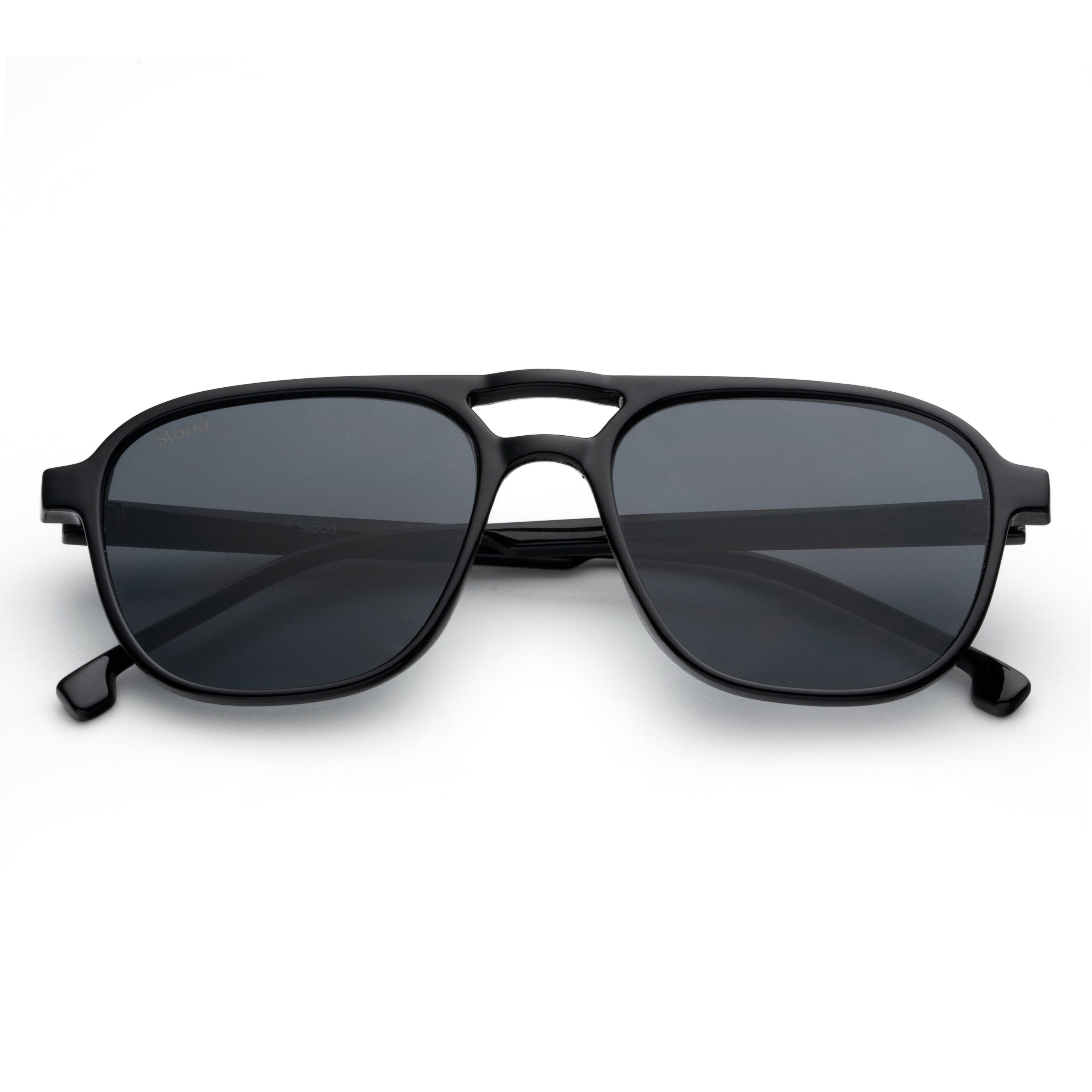 Stood Retro Square Black UV Protection Sunglasses For Men & Women Stylish – SG-STD0017-C1