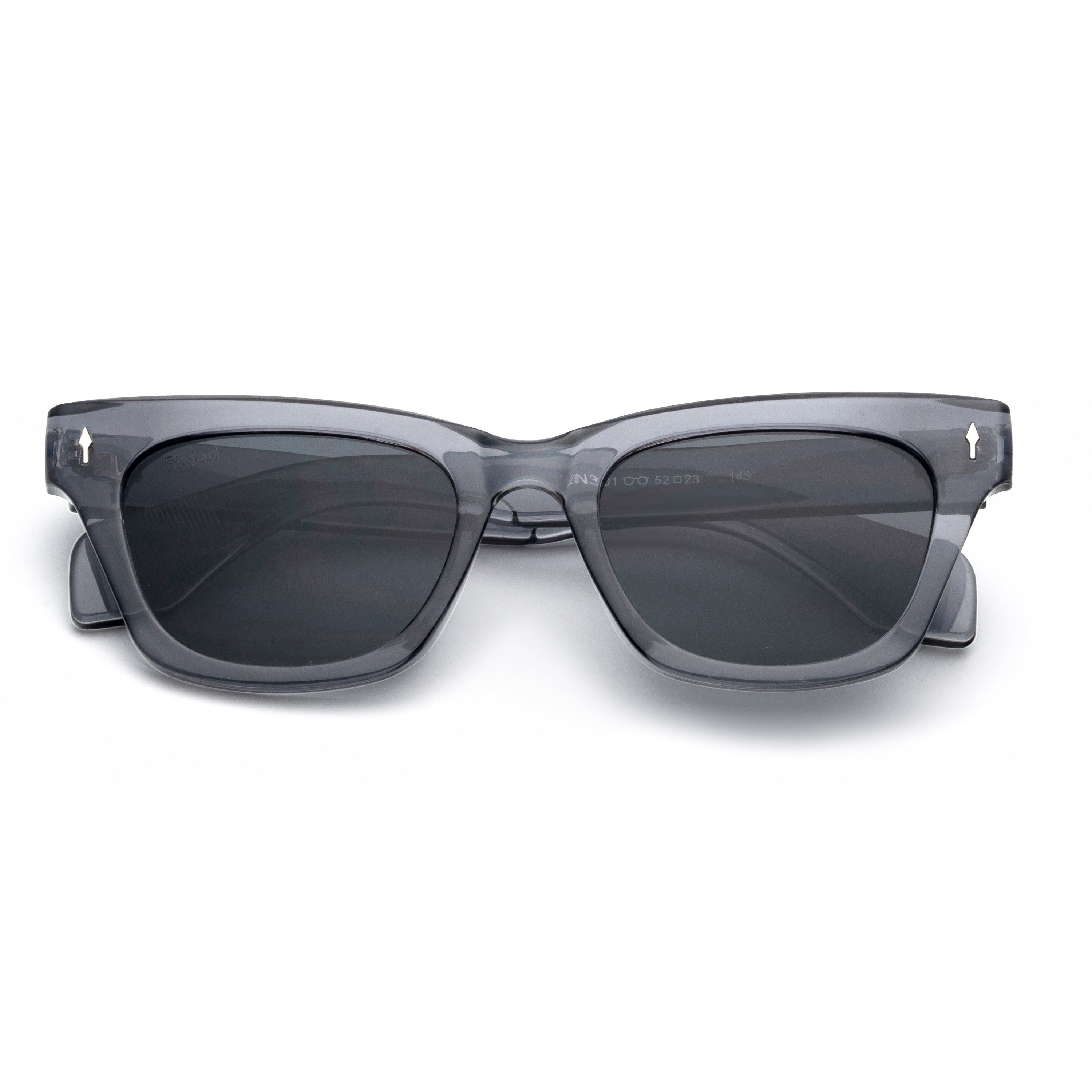 Stood Cat Eye Square Black UV Protection Chashma For Men & Women New Style – SG-STD0027-C2