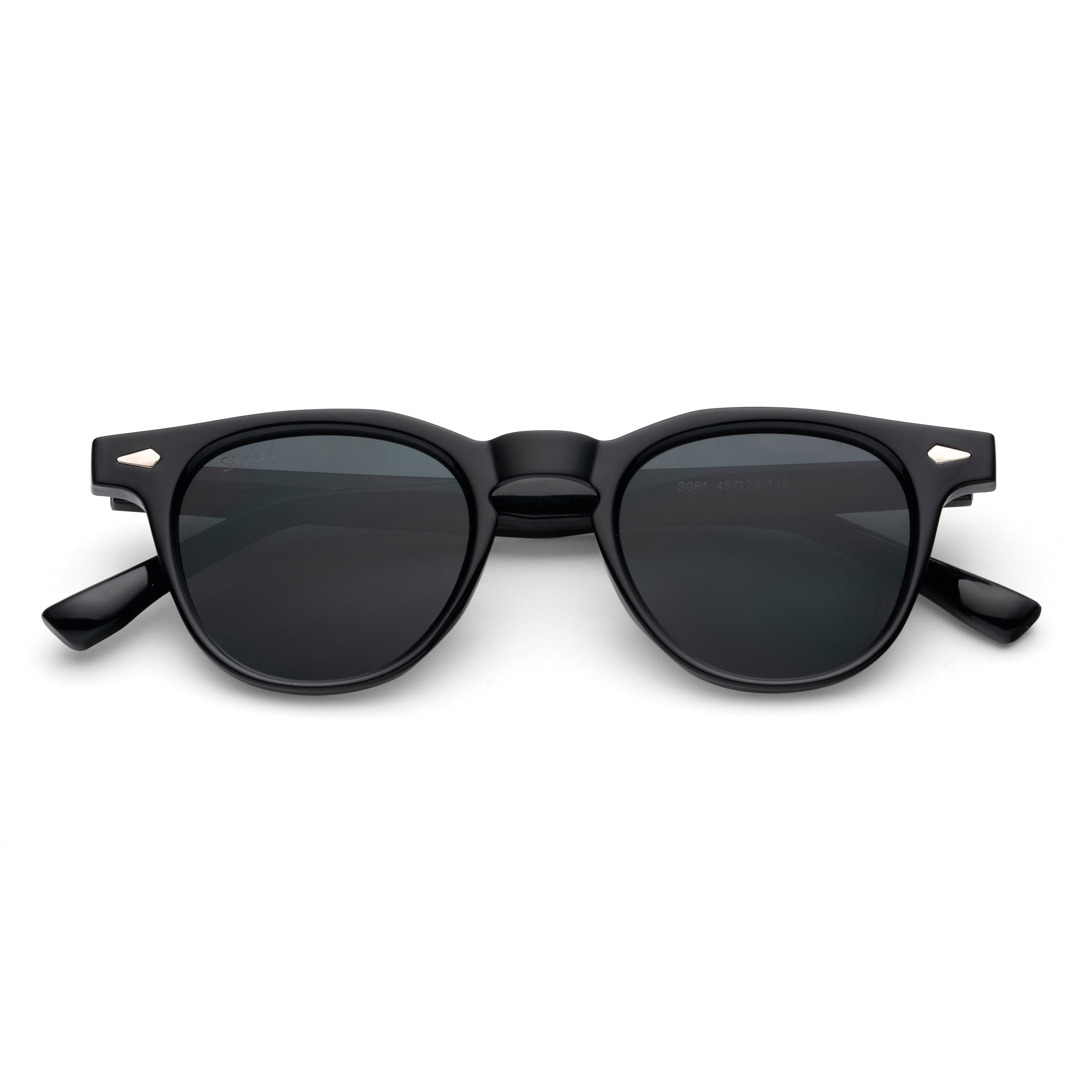 Stood Round Black UV Protection Sunglasses For Men & Women Stylish – SG-STD0026-C1