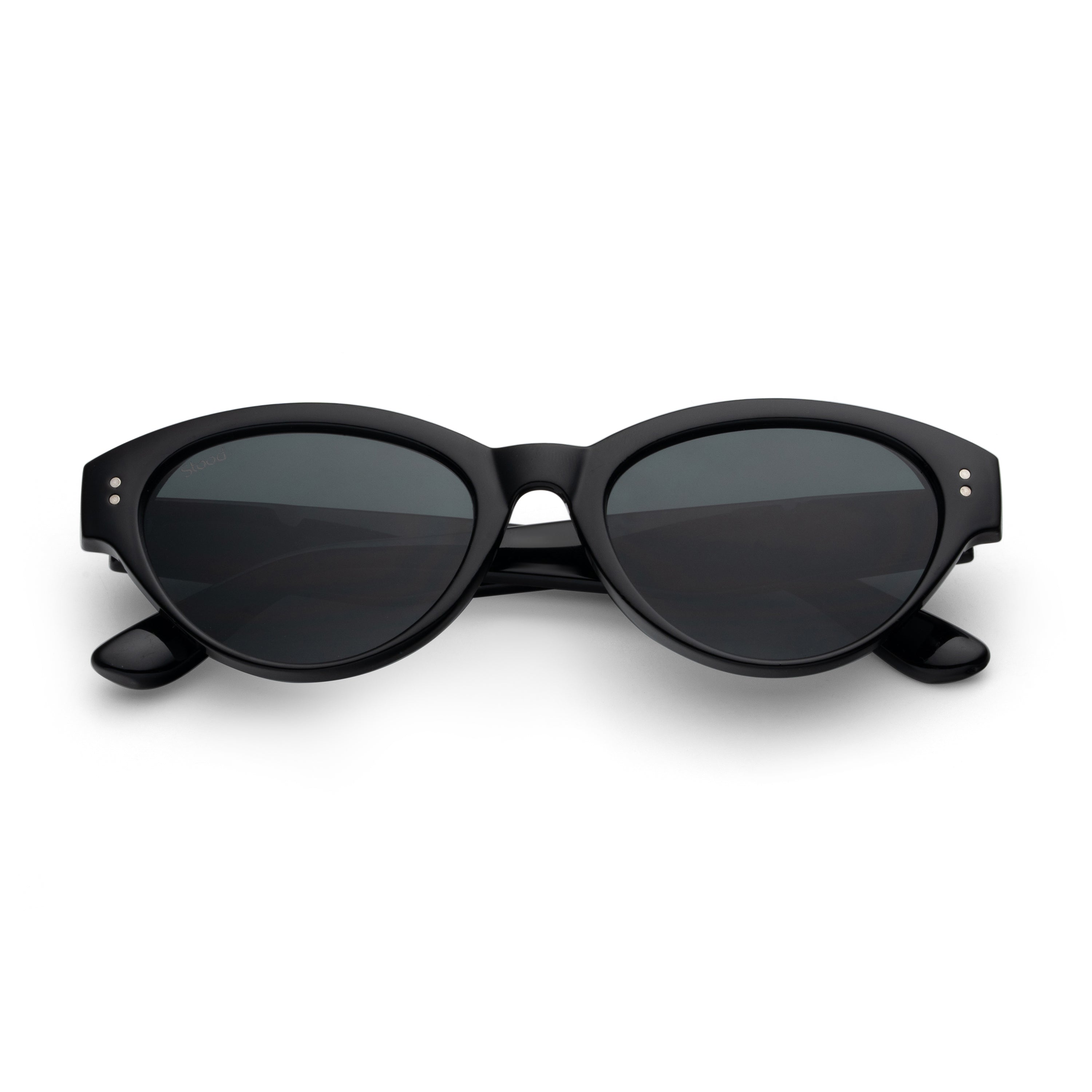 Stood Oval Black UV Protection Sunglasses For Men & Women Stylish – SG-STD0030-C1