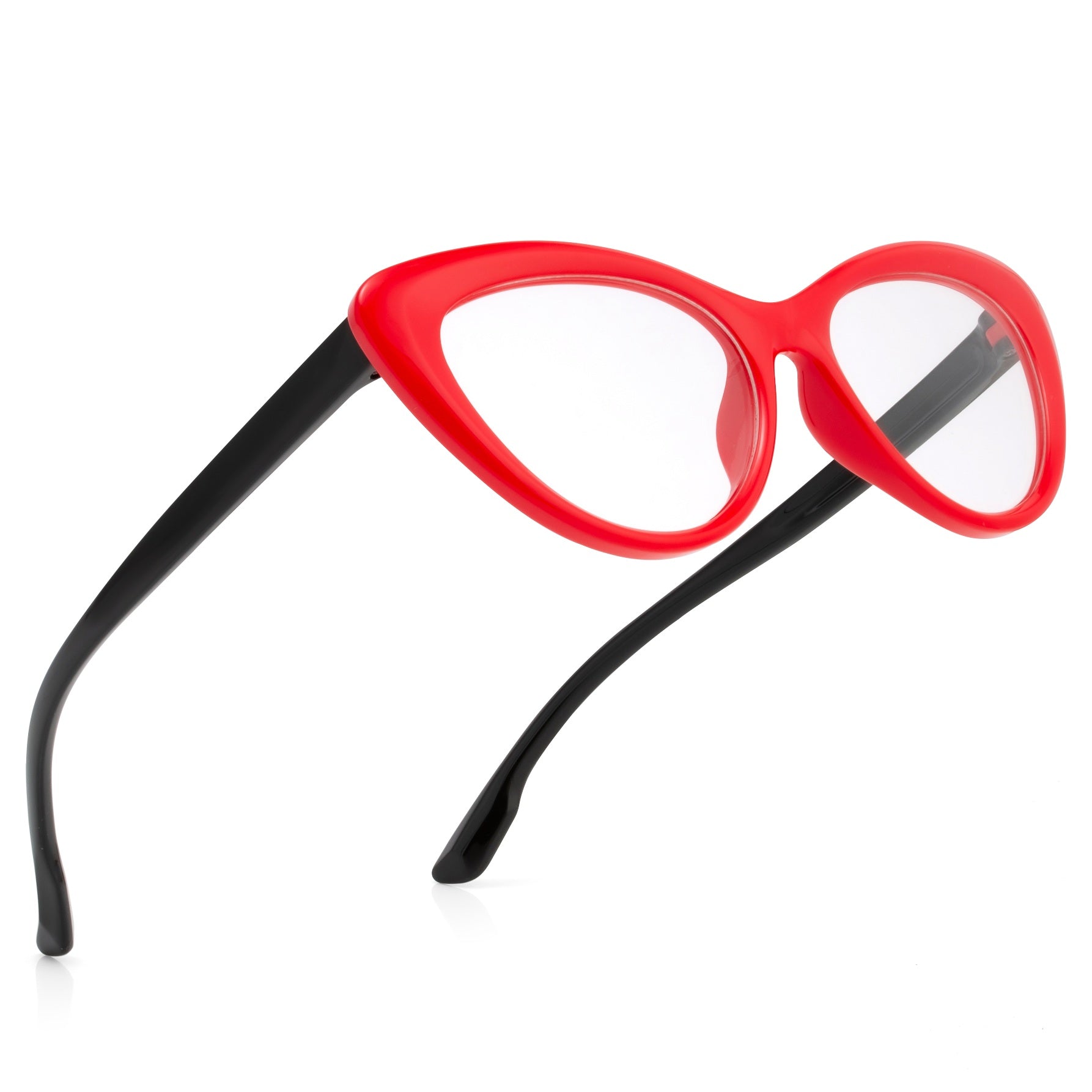 Royal Son Cat Eye Black Spectacles Frames For Kids- SFKID0055-C2