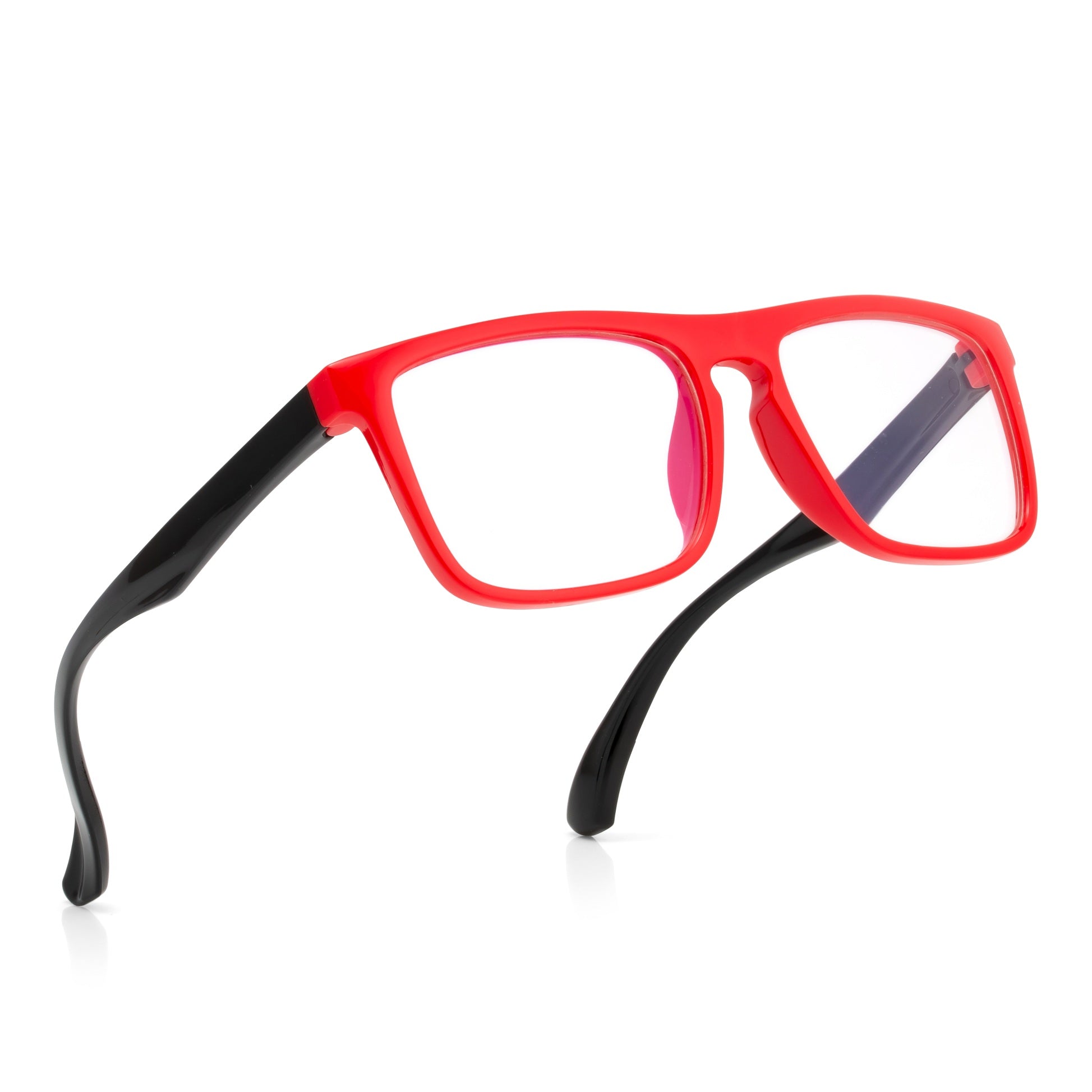 Royal Son Retro Square Black Spectacles Frames For Kids - SFKID0054-C3