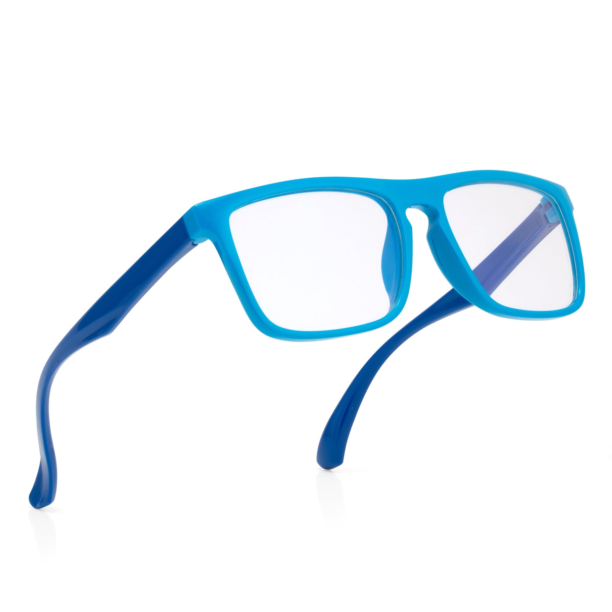 Royal Son Retro Square Black Spectacles Frames For Kids- SFKID0054-C4