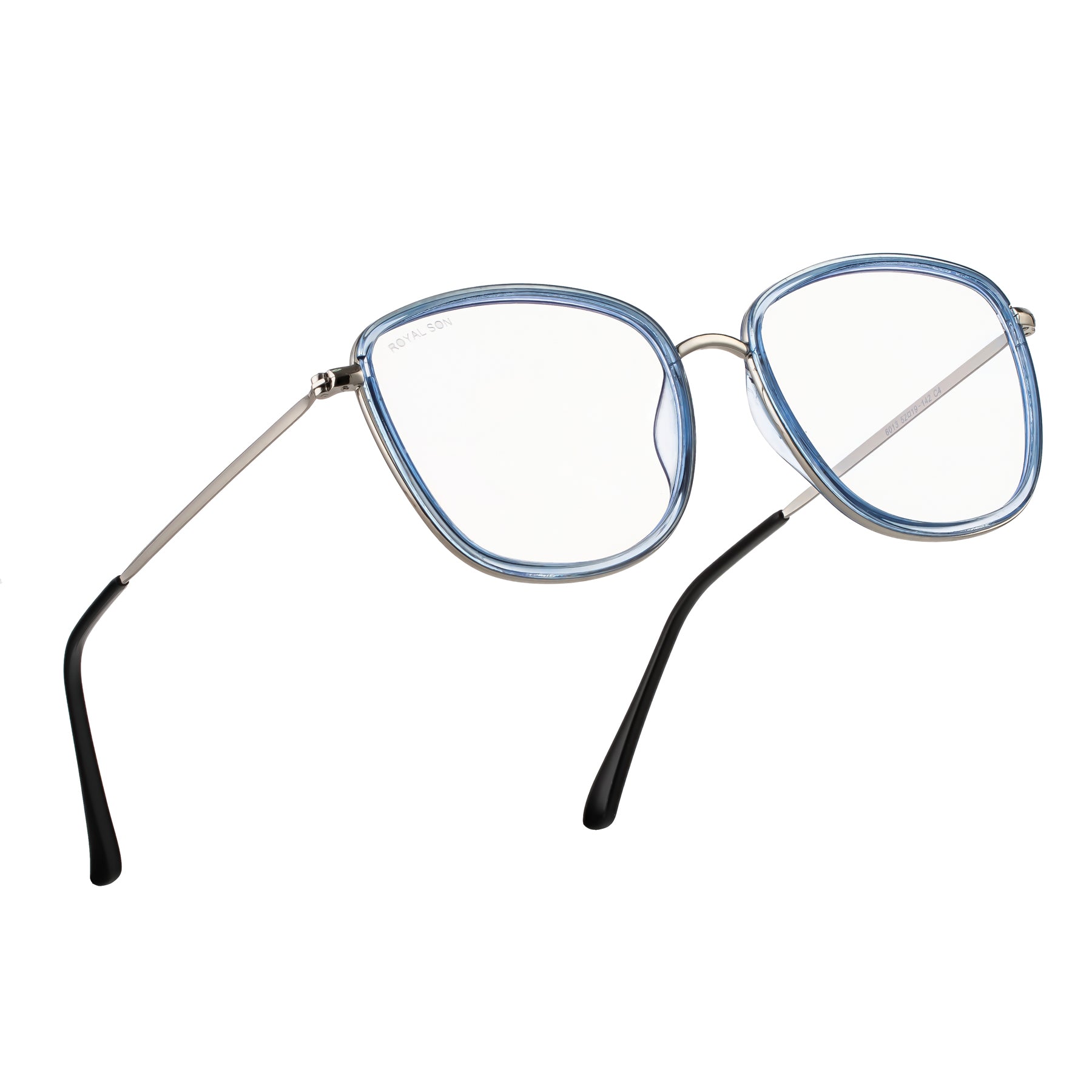 Royal Son Square Blue Ray Cut Men Women Eye Glasses - SF0015-C2