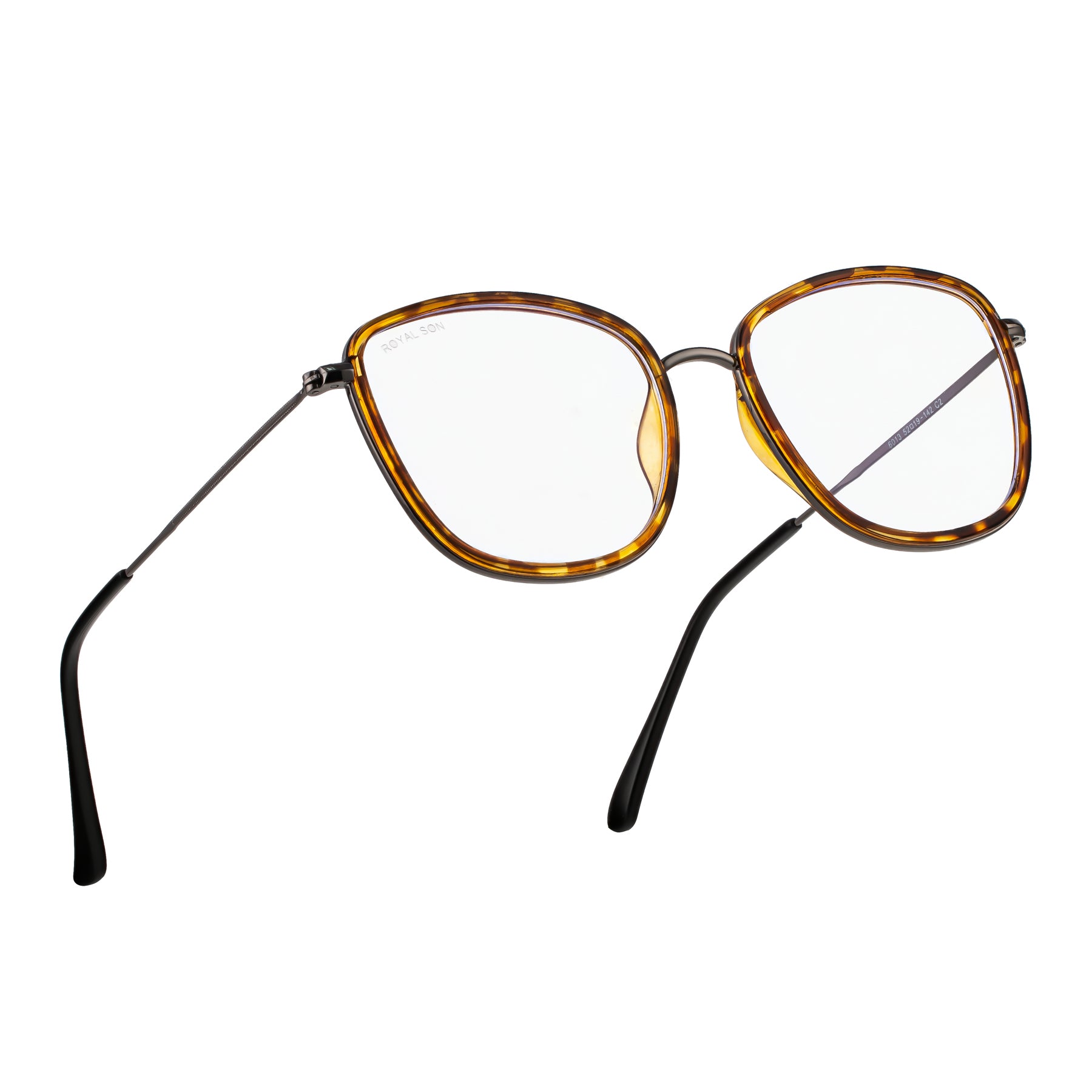 Royal Son Square Blue Ray Cut Men Women Eye Glasses - SF0015-C4