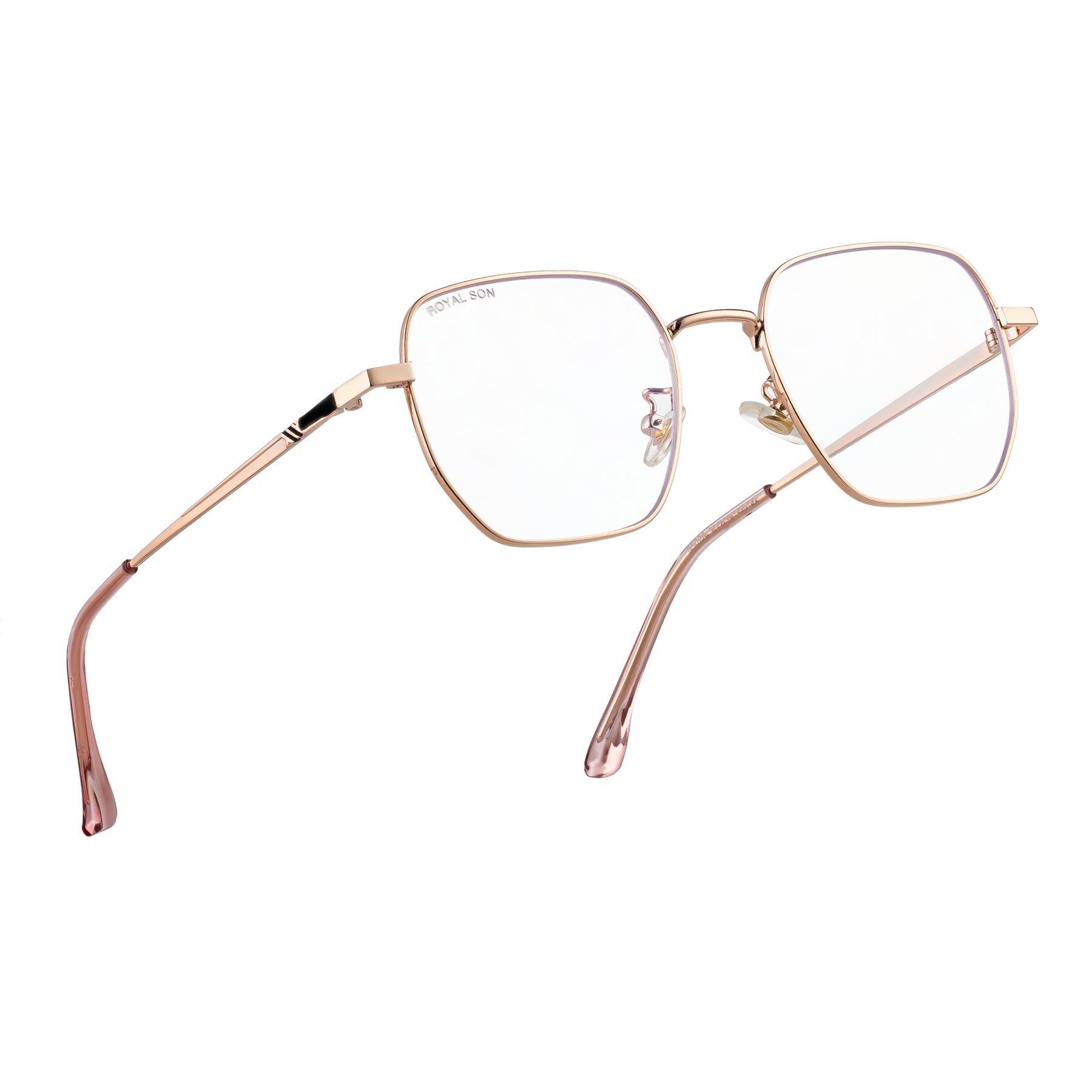 Royal Son Polygon Blue Ray Cut Men Women Eye Glasses - SF0016-C5