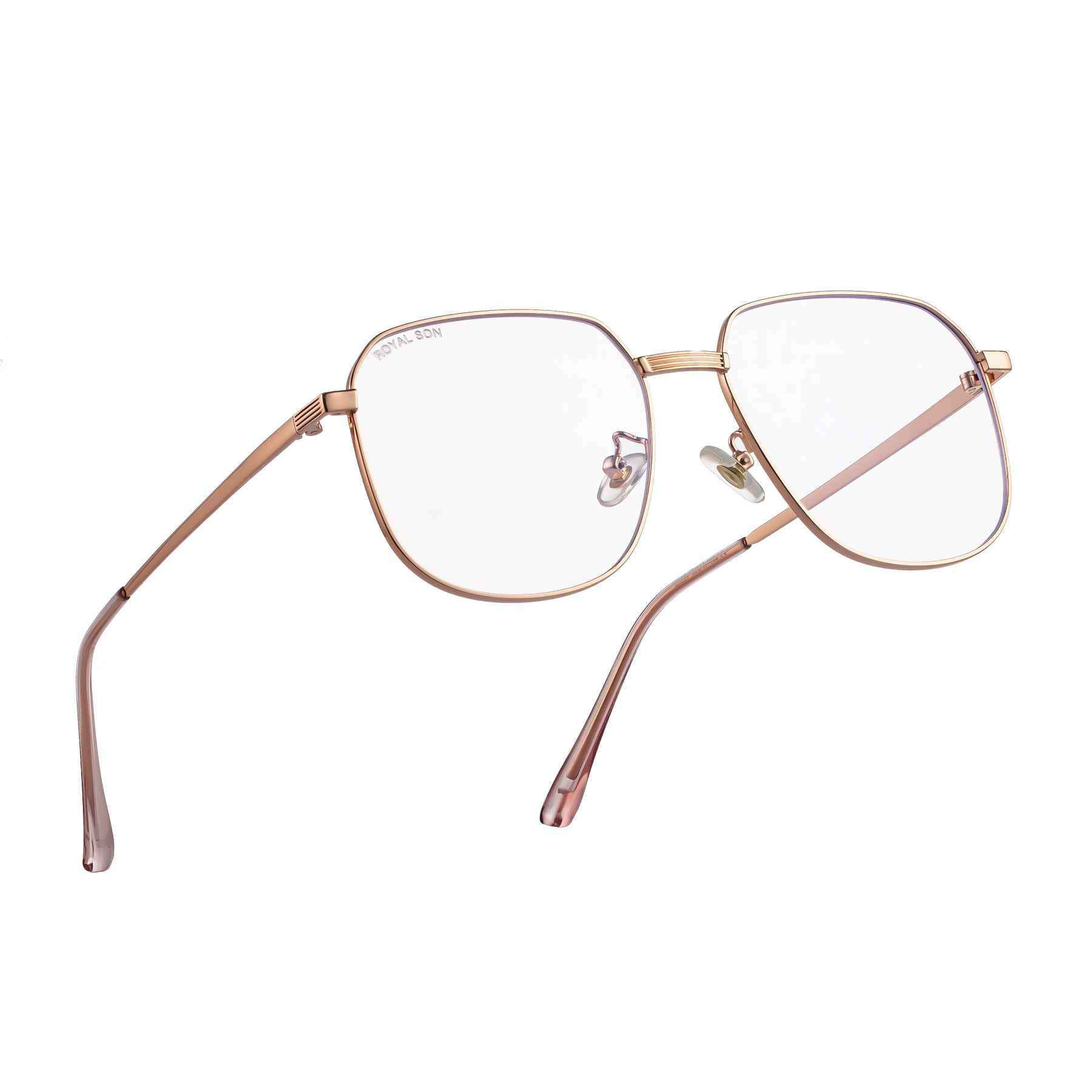 Royal Son Square Blue Ray Cut Men Women Eye Glasses - SF0017-C5