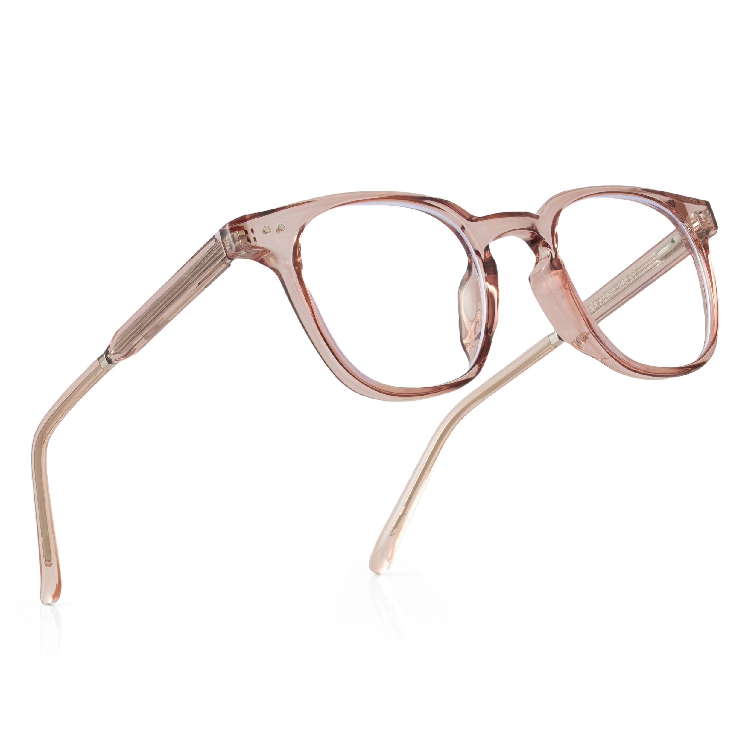 Royal Son Sqaure Brown Anti glare Blue Cut Spectacles Frames Men Women - SF0058-C4