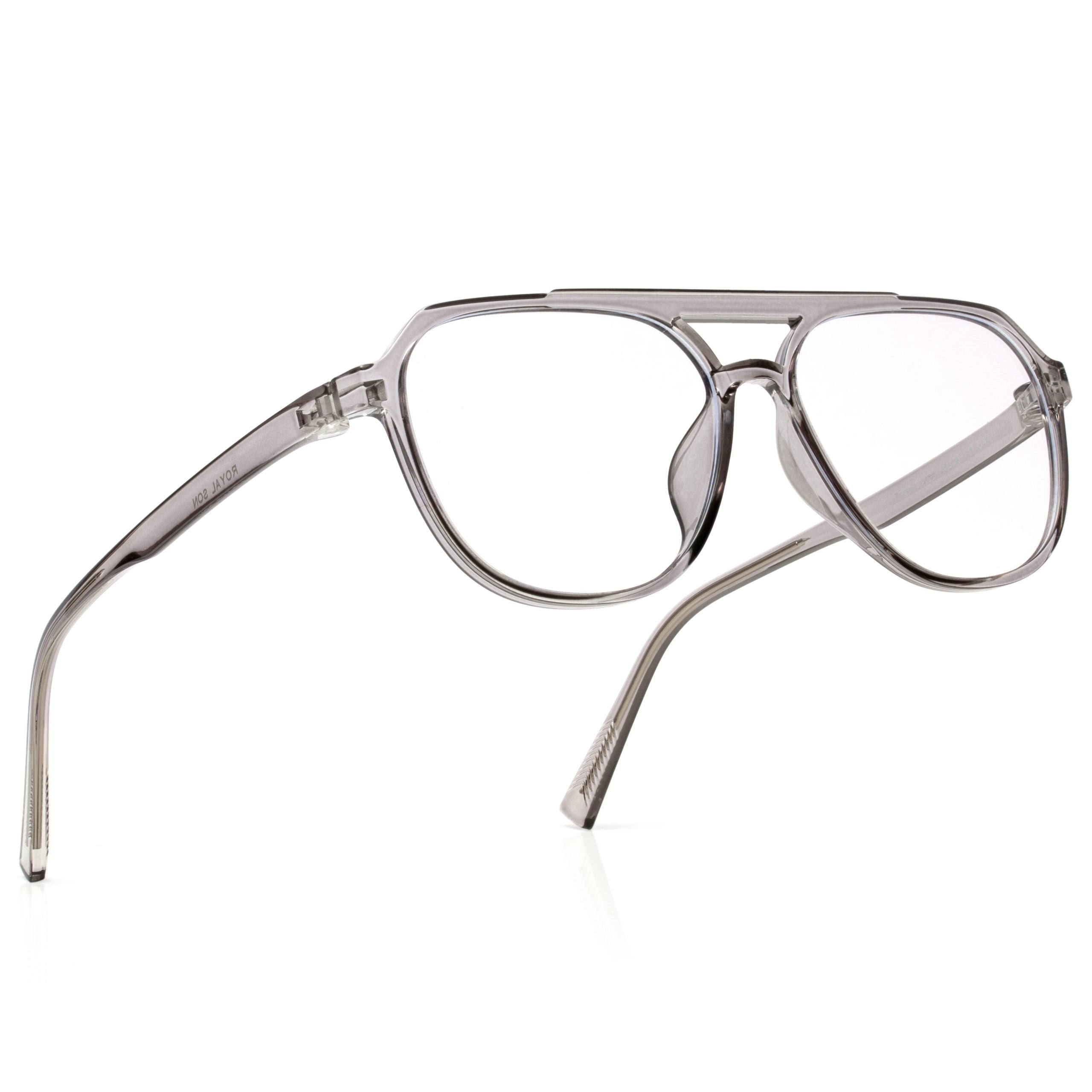 Royal Son Pilot Black Computer Glasses Men Women  - SF0060-C2