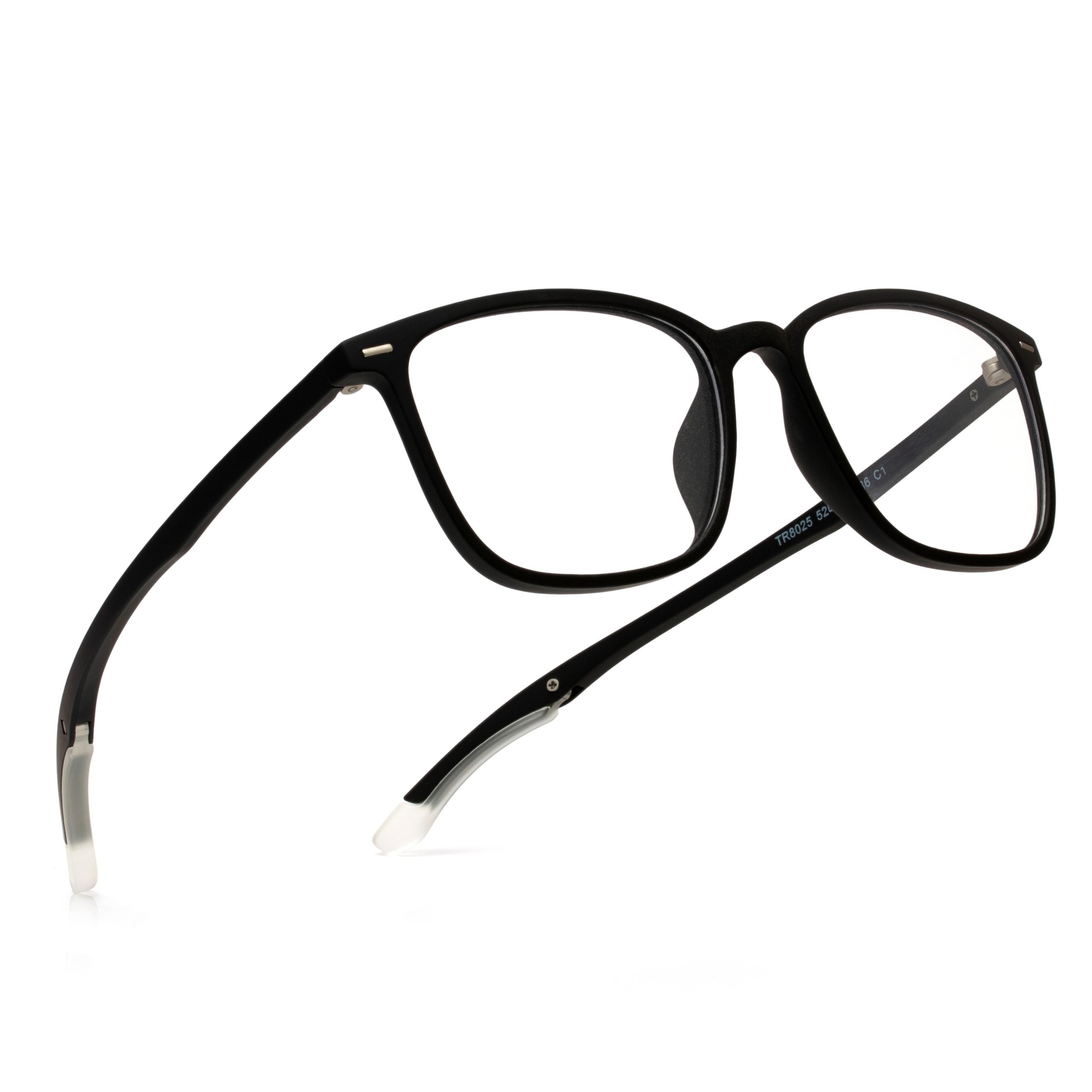 Royal Son Pilot Black Spectacles Frames Men Women - SF0061-C1