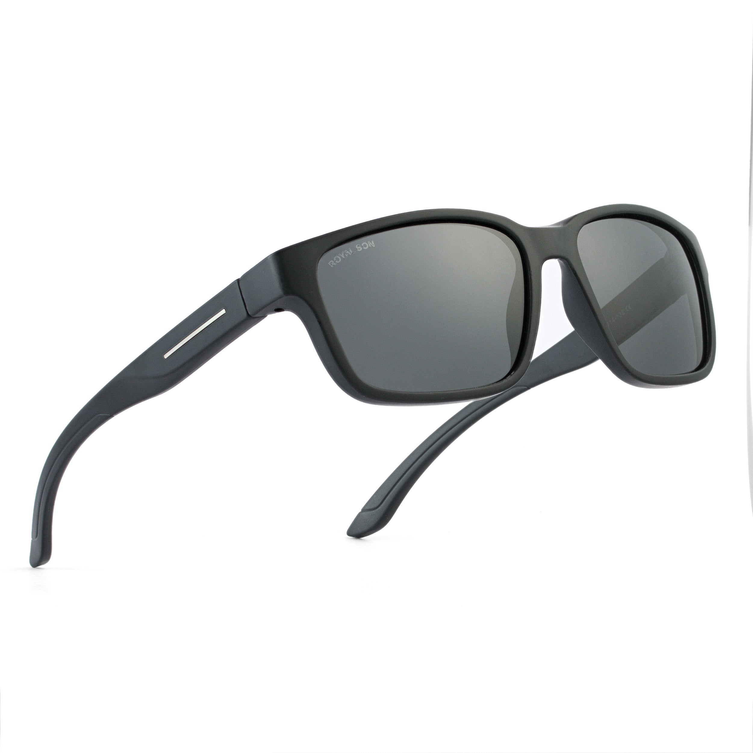 Royal Son Sports Black Polarized Sunglasses Men Women - CHI00161-C1