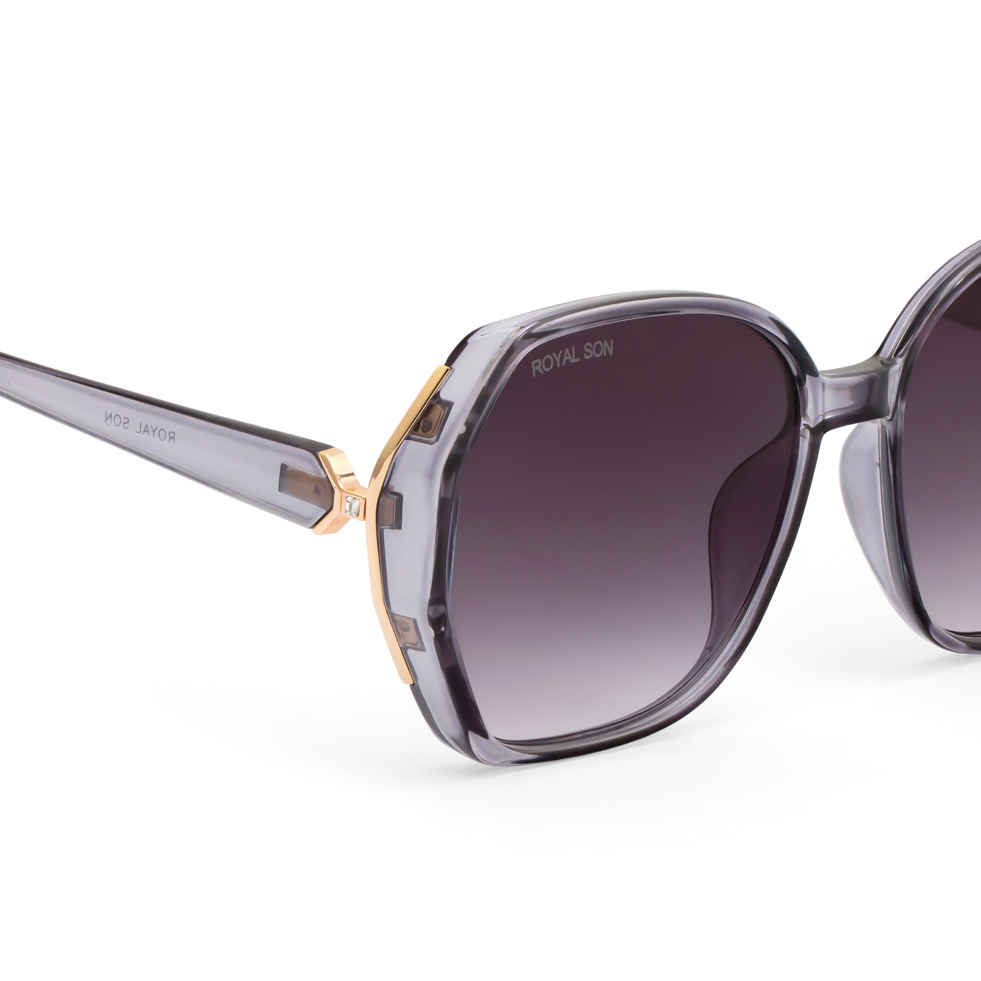 Royal Son Oversized Butterfly UV Protected Women Sunglasses - CHIWM00114-C2