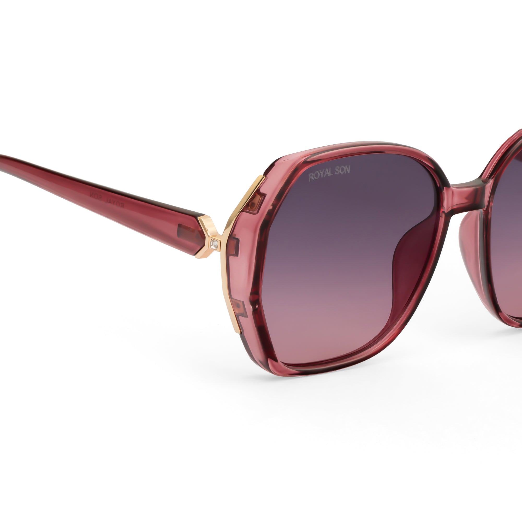 Royal Son Oversized Butterfly UV Protected Women Sunglasses - CHIWM00114-C4