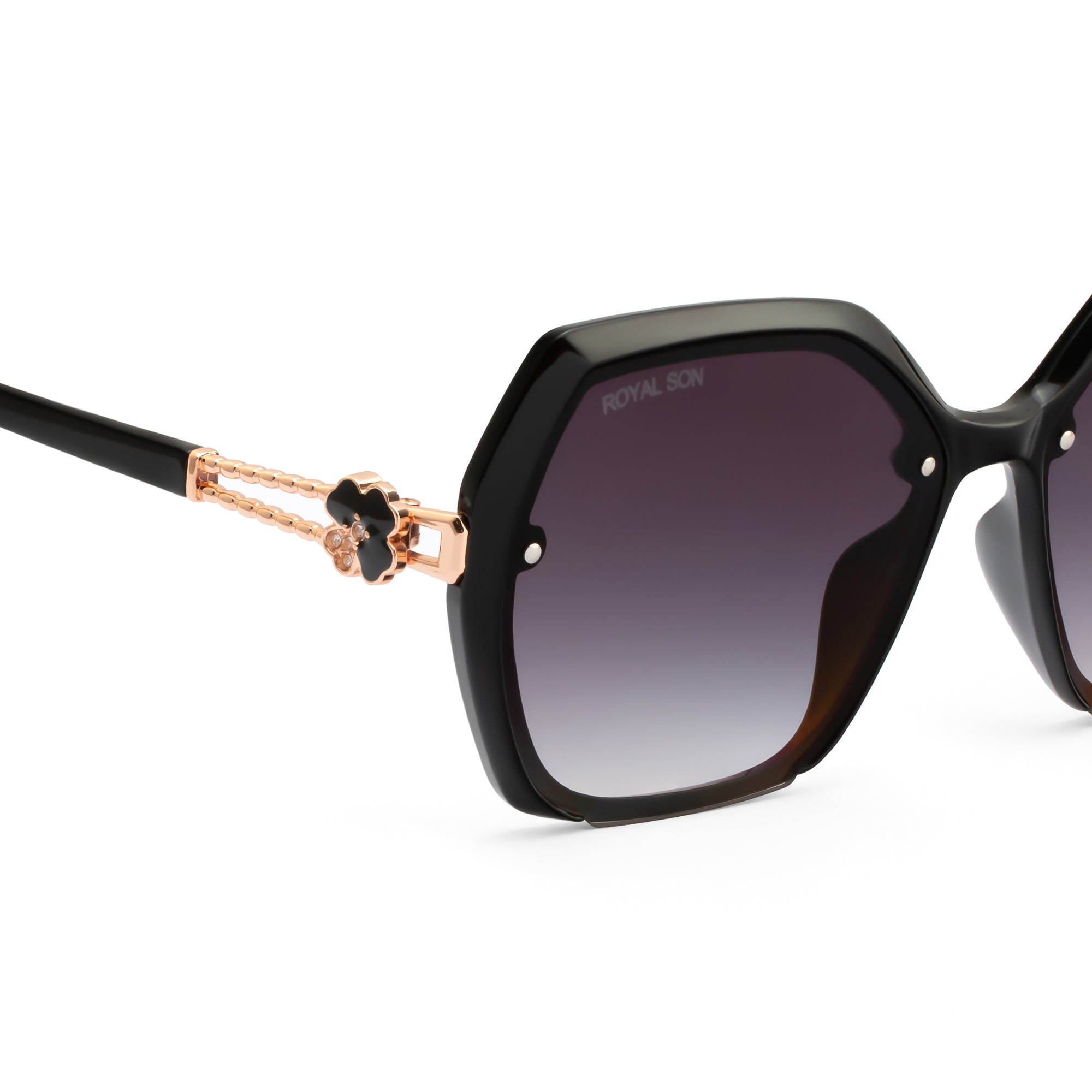 Royal Son Oversized Butterfly UV Protected Women Sunglasses - CHIWM00115-C1