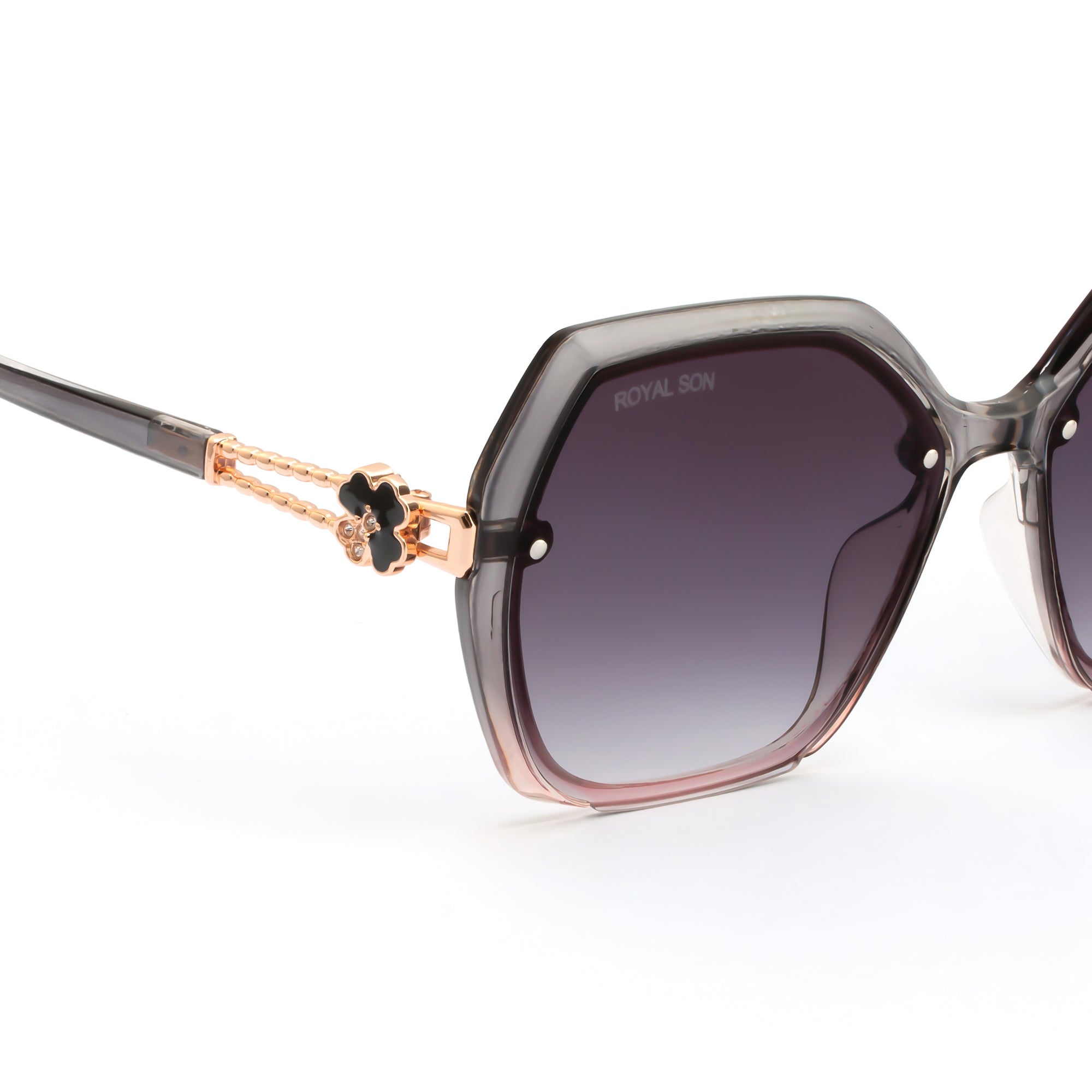 Royal Son Oversized Butterfly UV Protected Women Sunglasses - CHIWM00115-C2