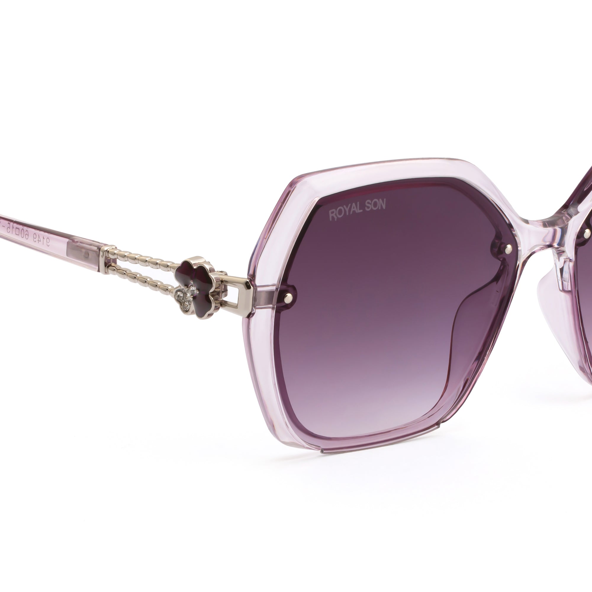 Royal Son Oversized Butterfly UV Protected Women Sunglasses - CHIWM00115-C3
