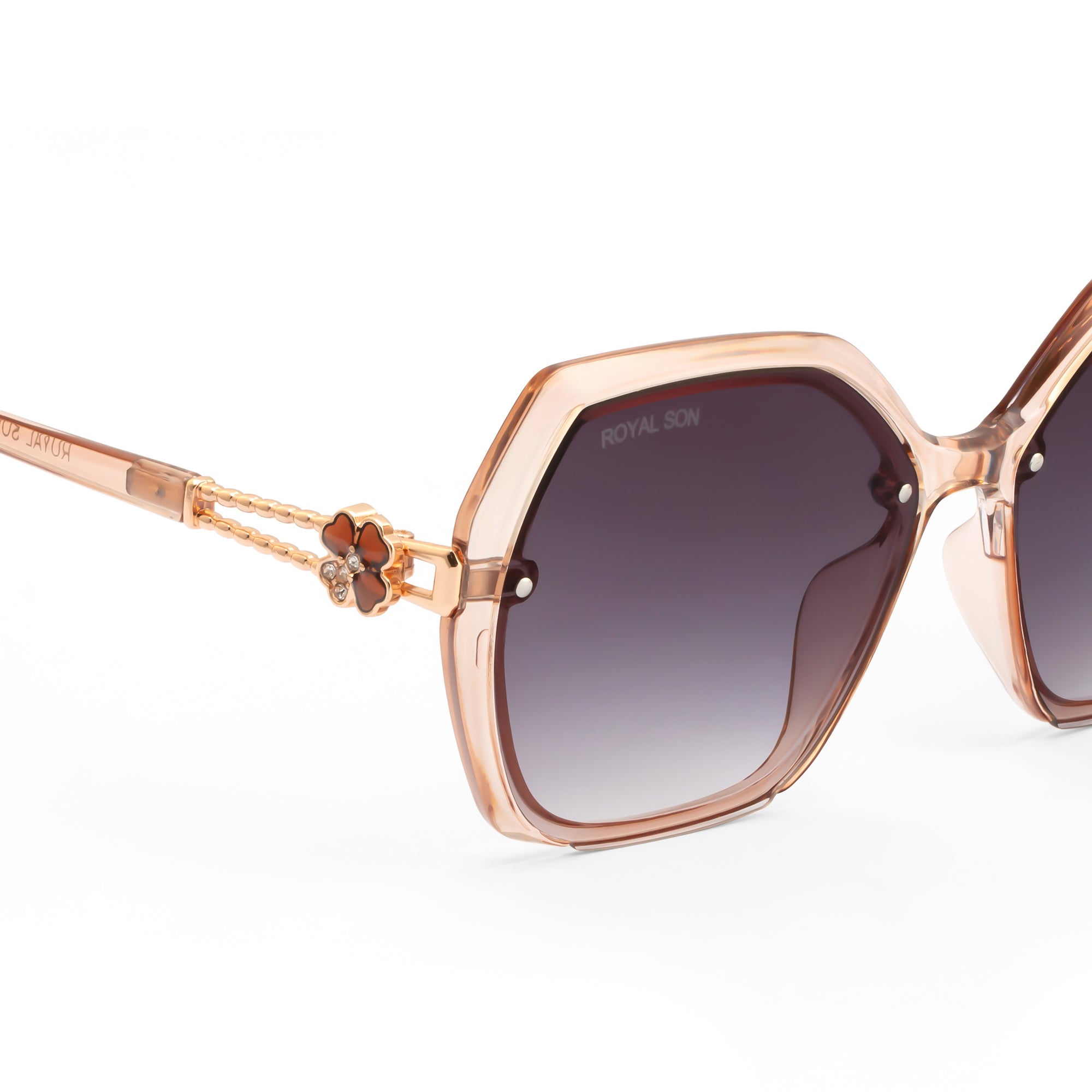 Royal Son Oversized Butterfly UV Protected Women Sunglasses - CHIWM00115-C4