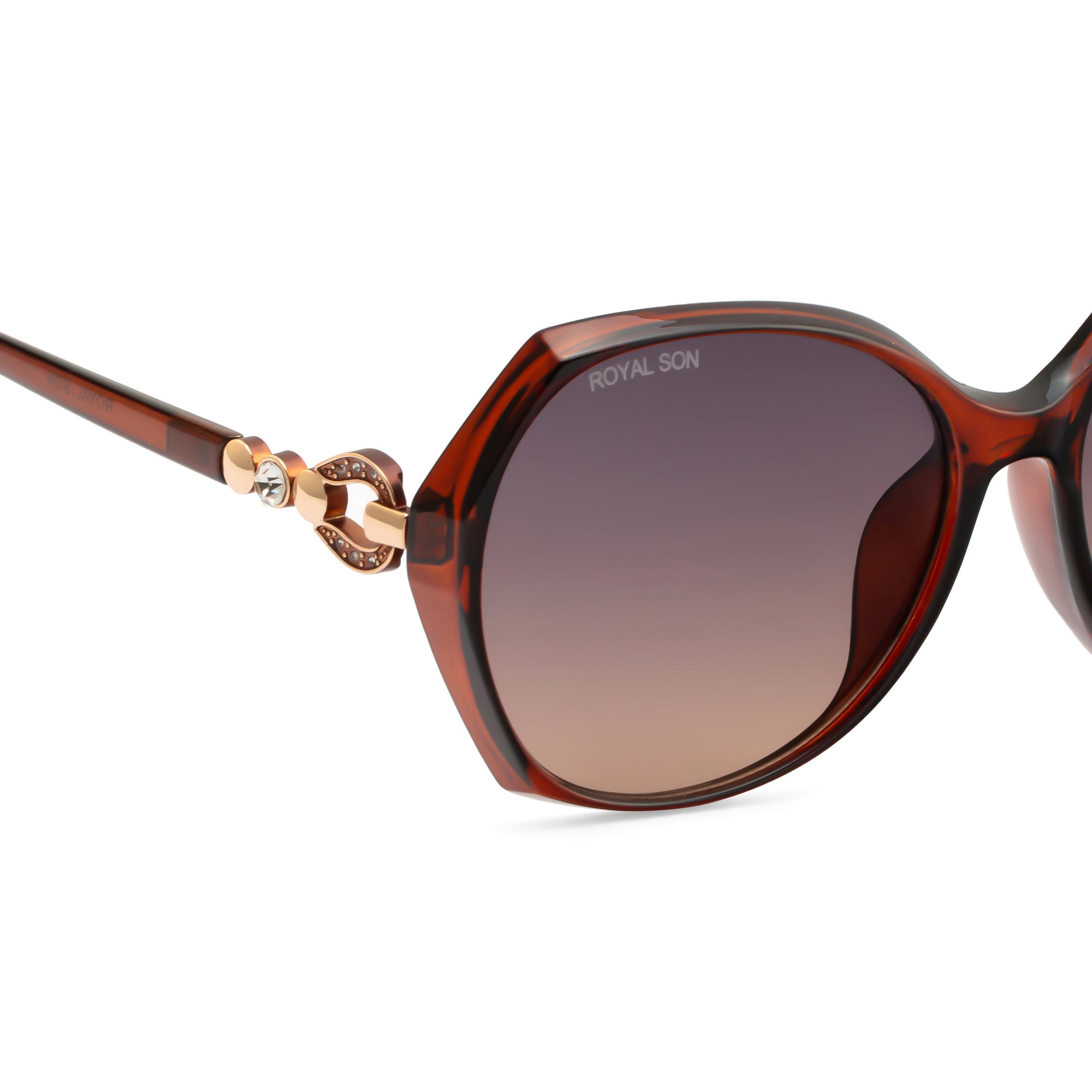 Royal Son Oversized Butterfly UV Protected Women Sunglasses - CHIWM00116-C2