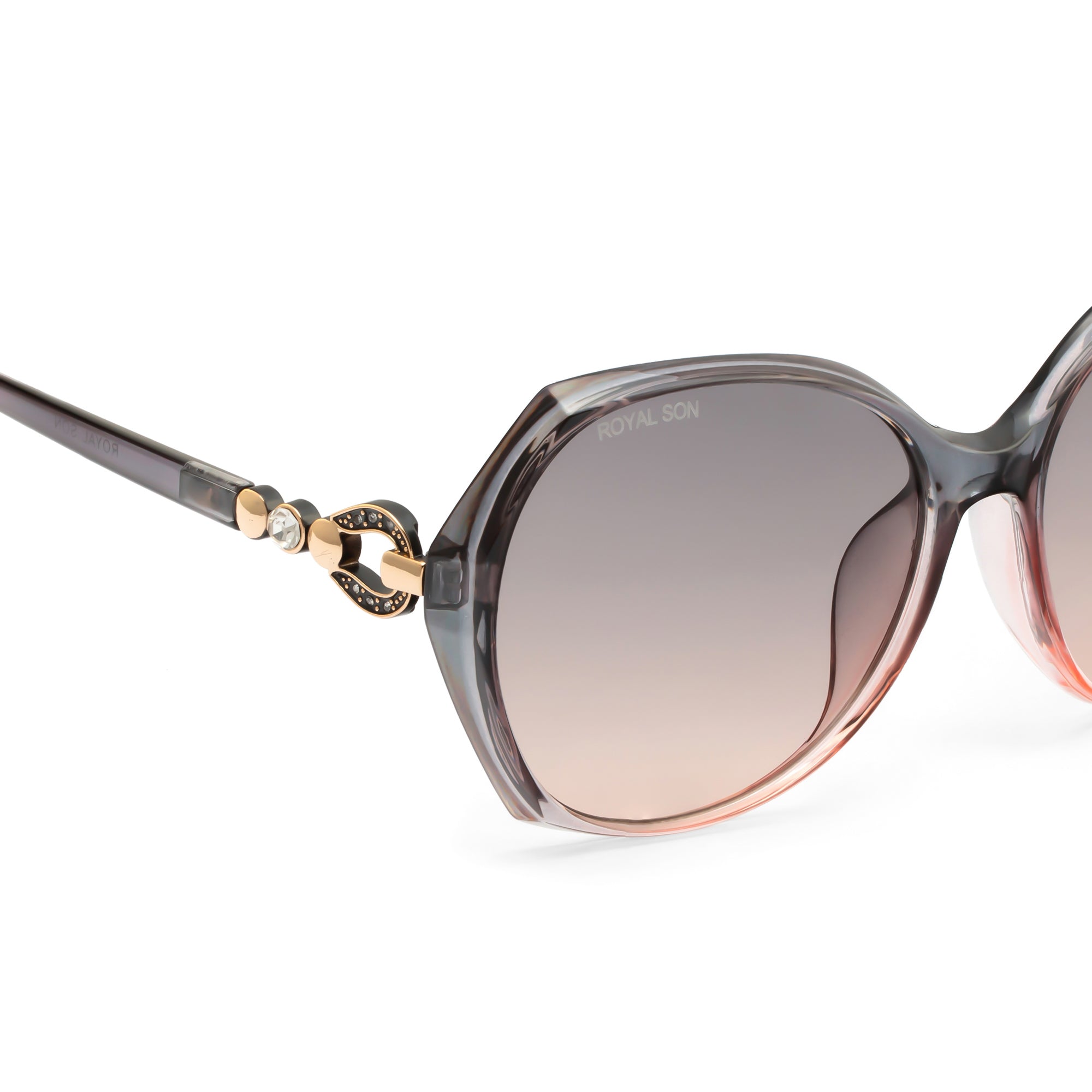 Royal Son Oversized Butterfly UV Protected Women Sunglasses - CHIWM00116-C3