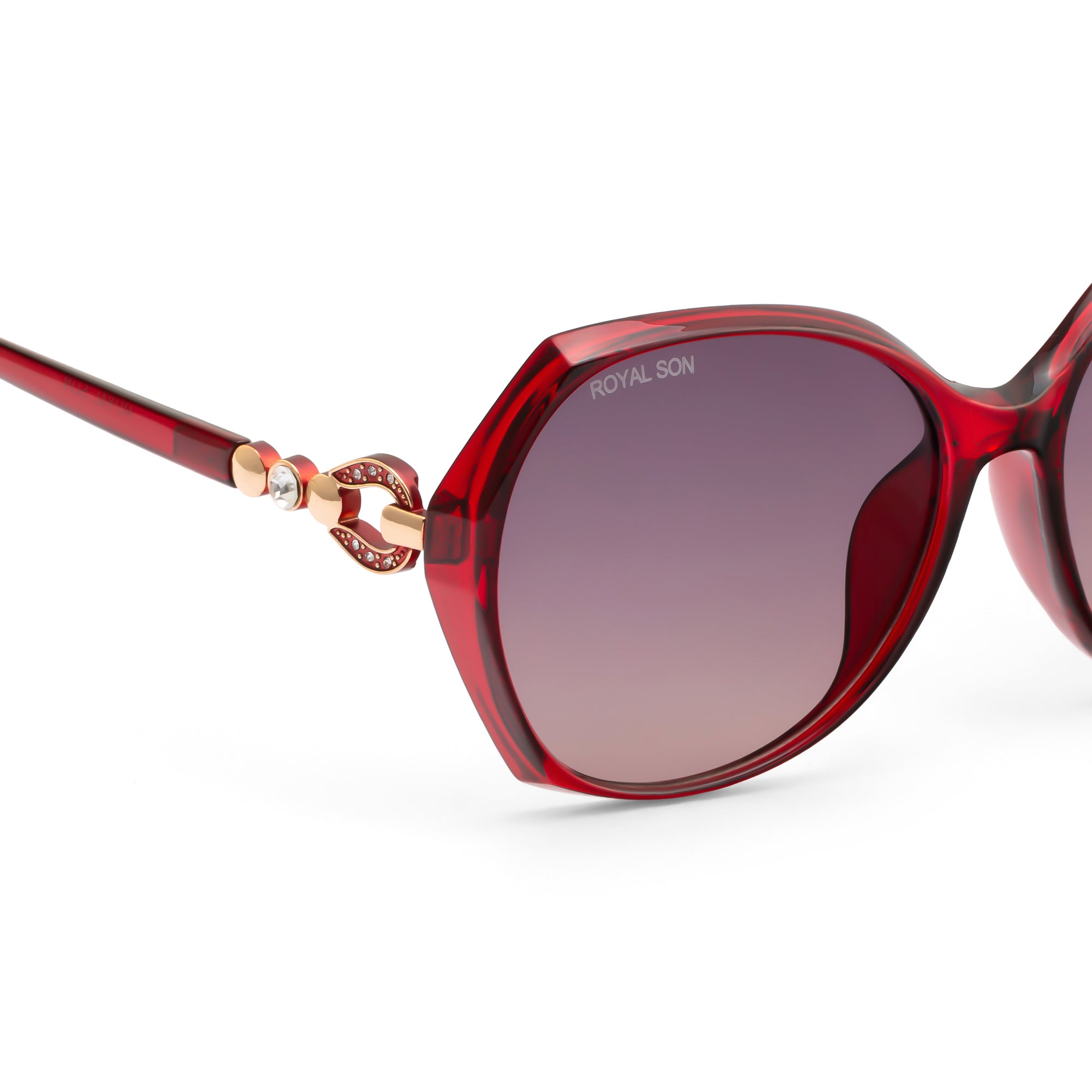 Royal Son Oversized Butterfly UV Protected Women Sunglasses - CHIWM00116-C5