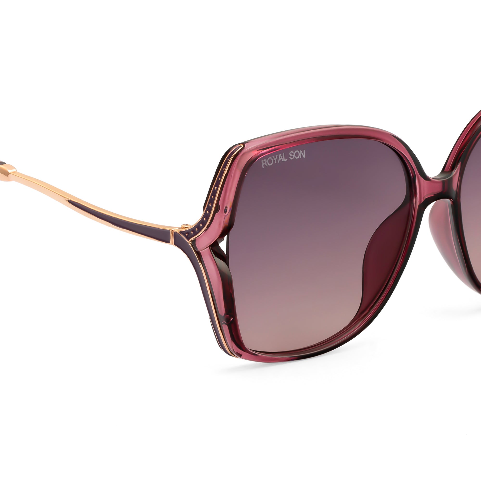Royal Son Oversized Butterfly UV Protected Women Sunglasses - CHIWM00113-C4