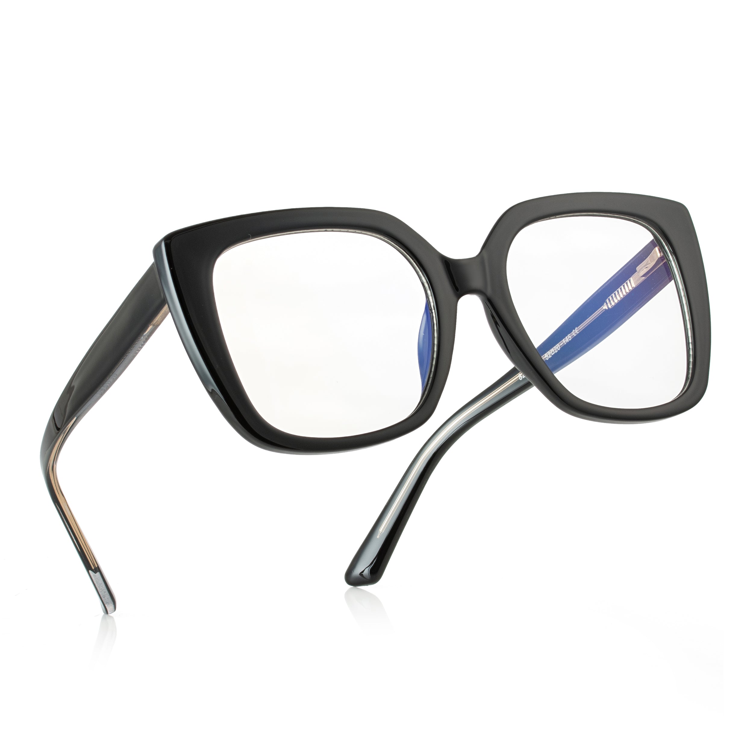 PERKEY Full Rim Square-Oversized  Spectacles Frames Men Women - OPTL002-C1