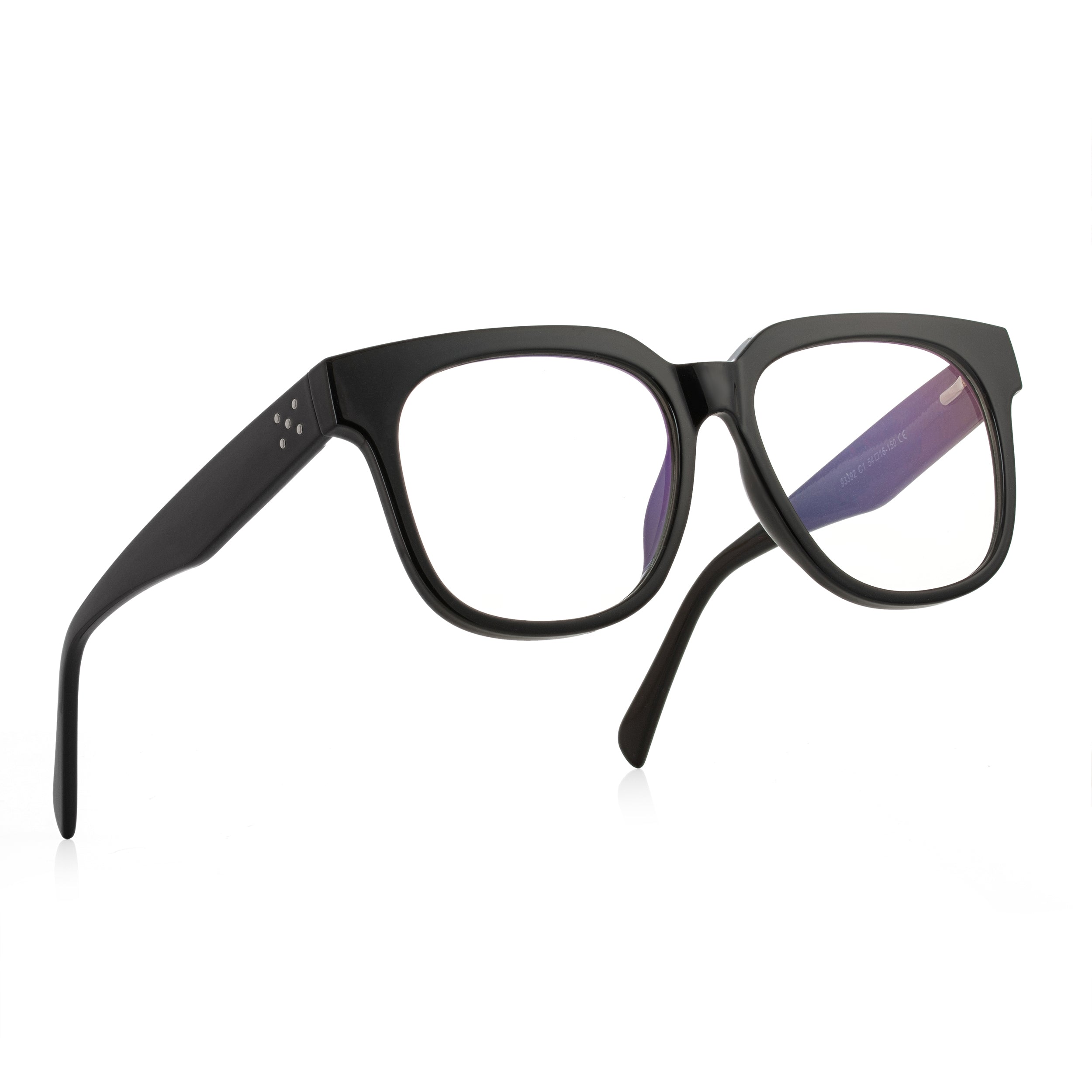 PERKEY Full Rim Square-Oversized Spectacles Frames Men Women - OPTL003-C1