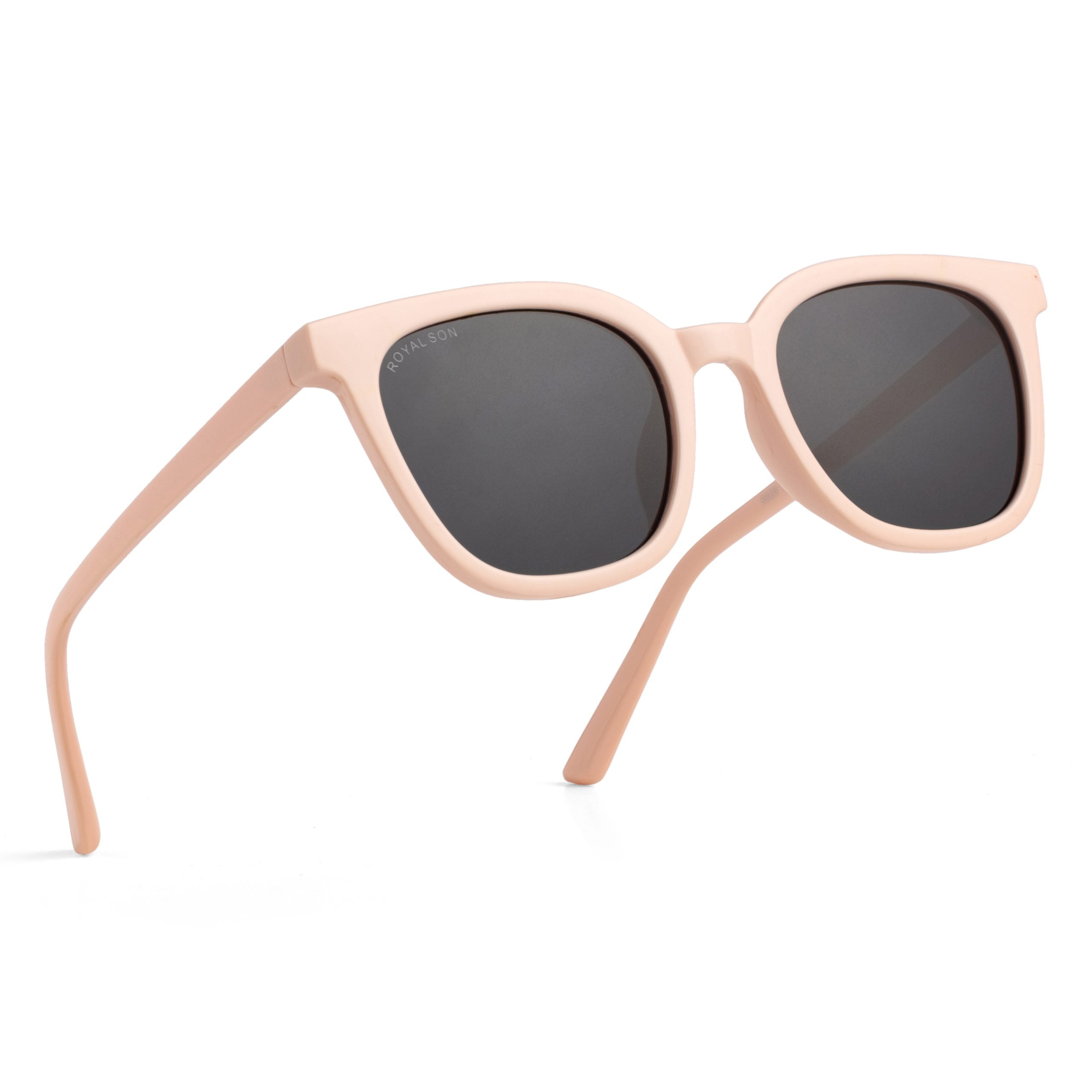Royal Son Cat Eye Black Sunglasses  Men Women  CHI00165-C2