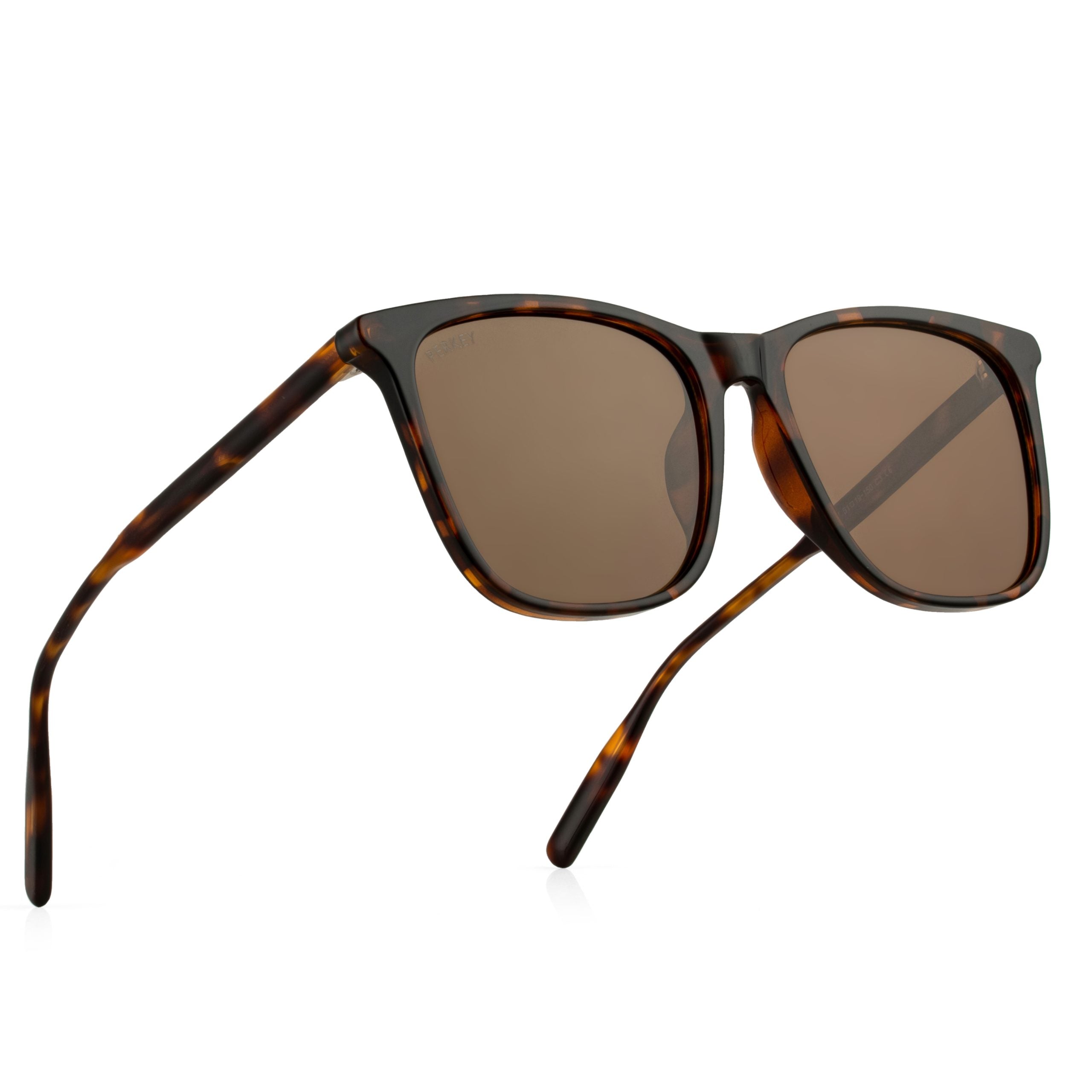 PERKEY Square-Oversized Polarized Sunglasses Men Women - PRKY007-C2