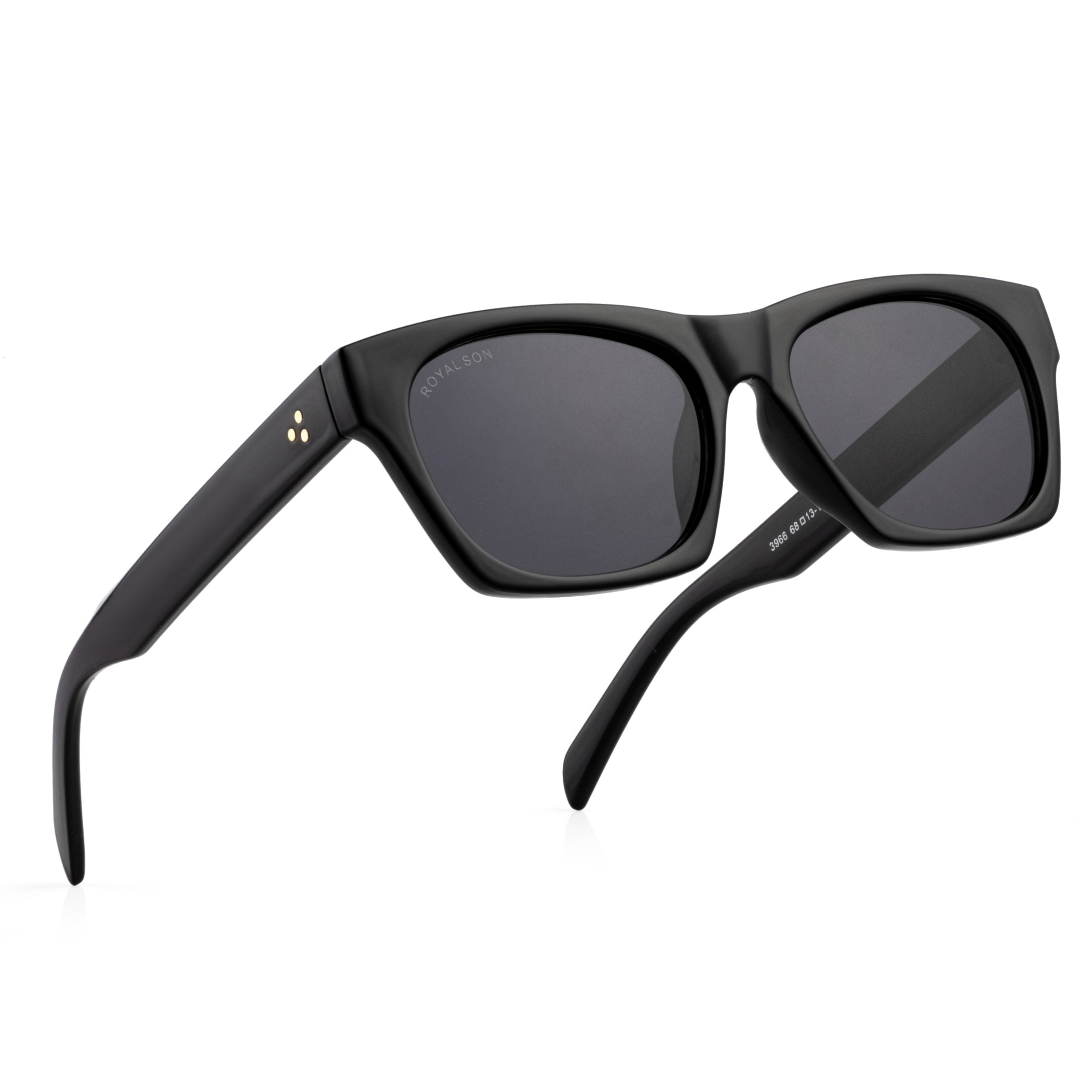 Royal Son Oversized Black UV Protection Coolers Sunglasses Men Women - CHI00167-C1