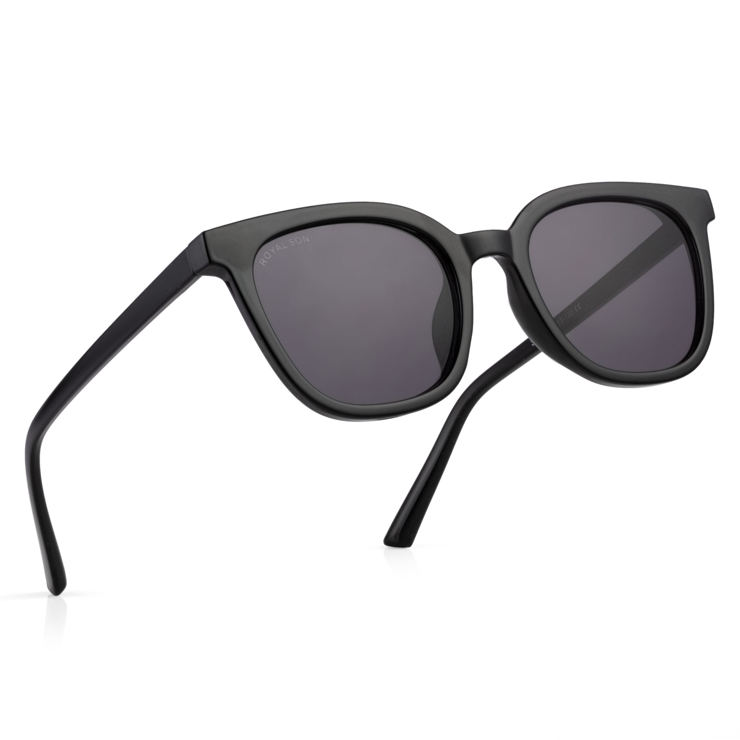 Royal Son Cat Eye Black Sunglasses  Men Women - CHI00165-C1