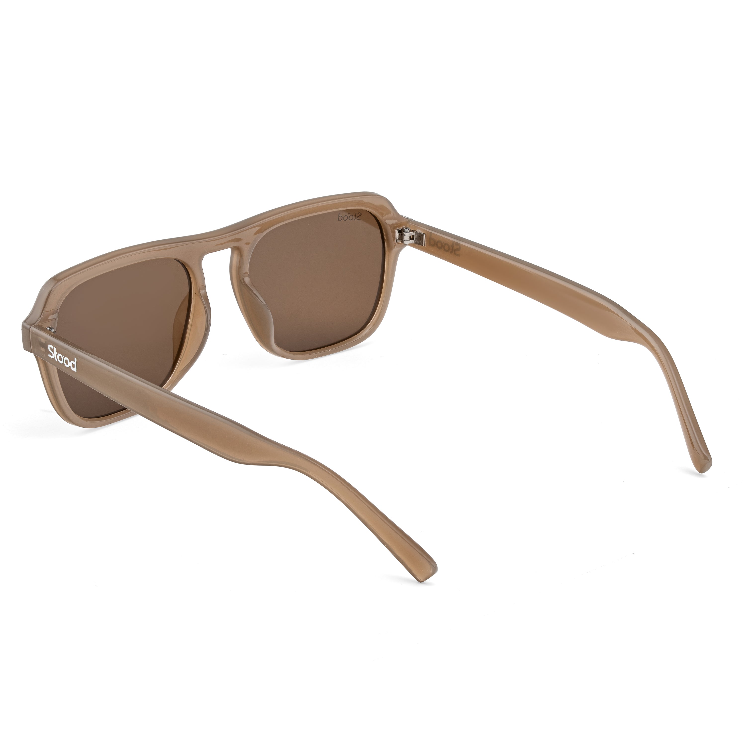Stood Retro Square Brown UV Protection Goggles For Men & Women Sunglasses – SG-STD0024-C3
