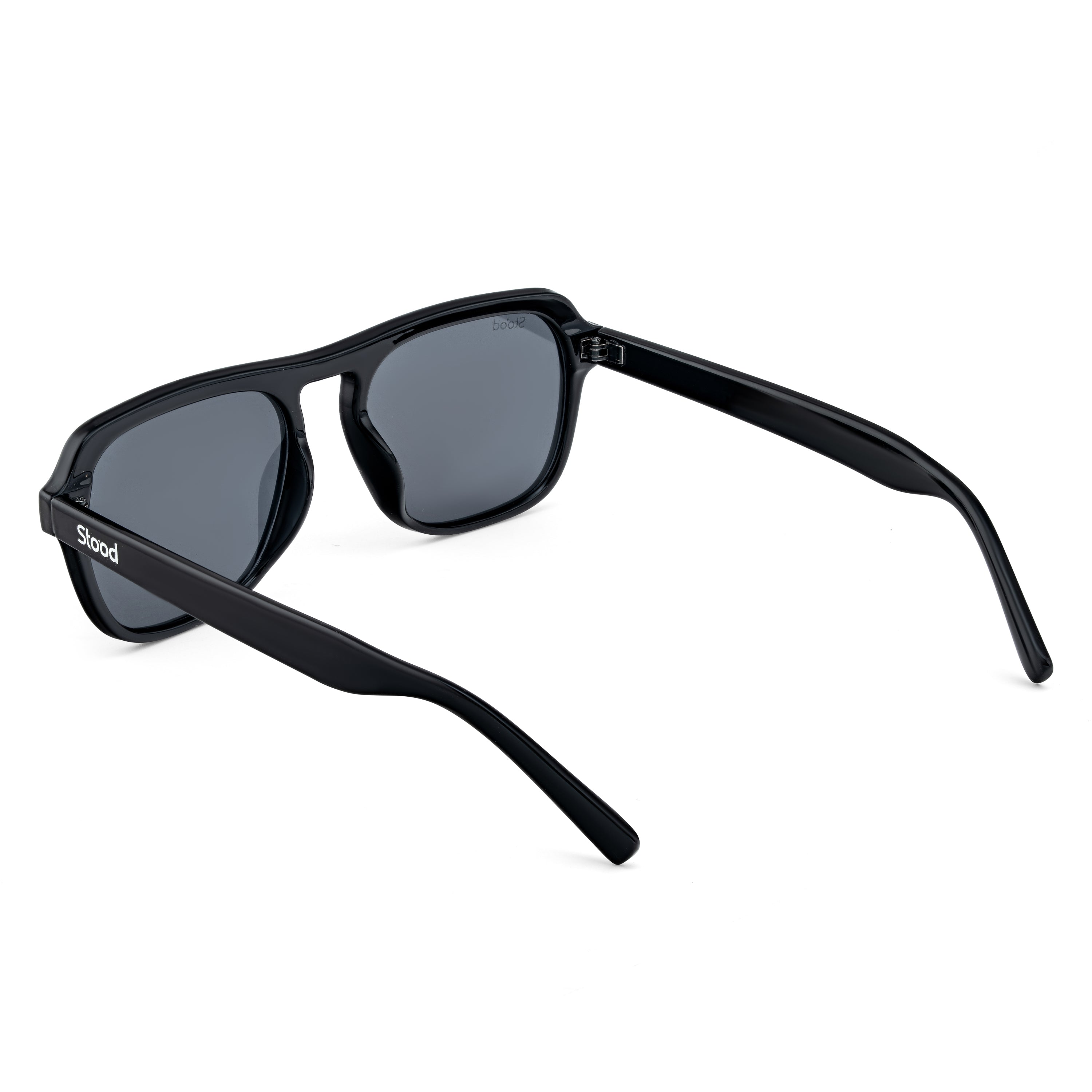 Stood Retro Square Black UV Protection Sunglasses For Men & Women Stylish – SG-STD0024-C1