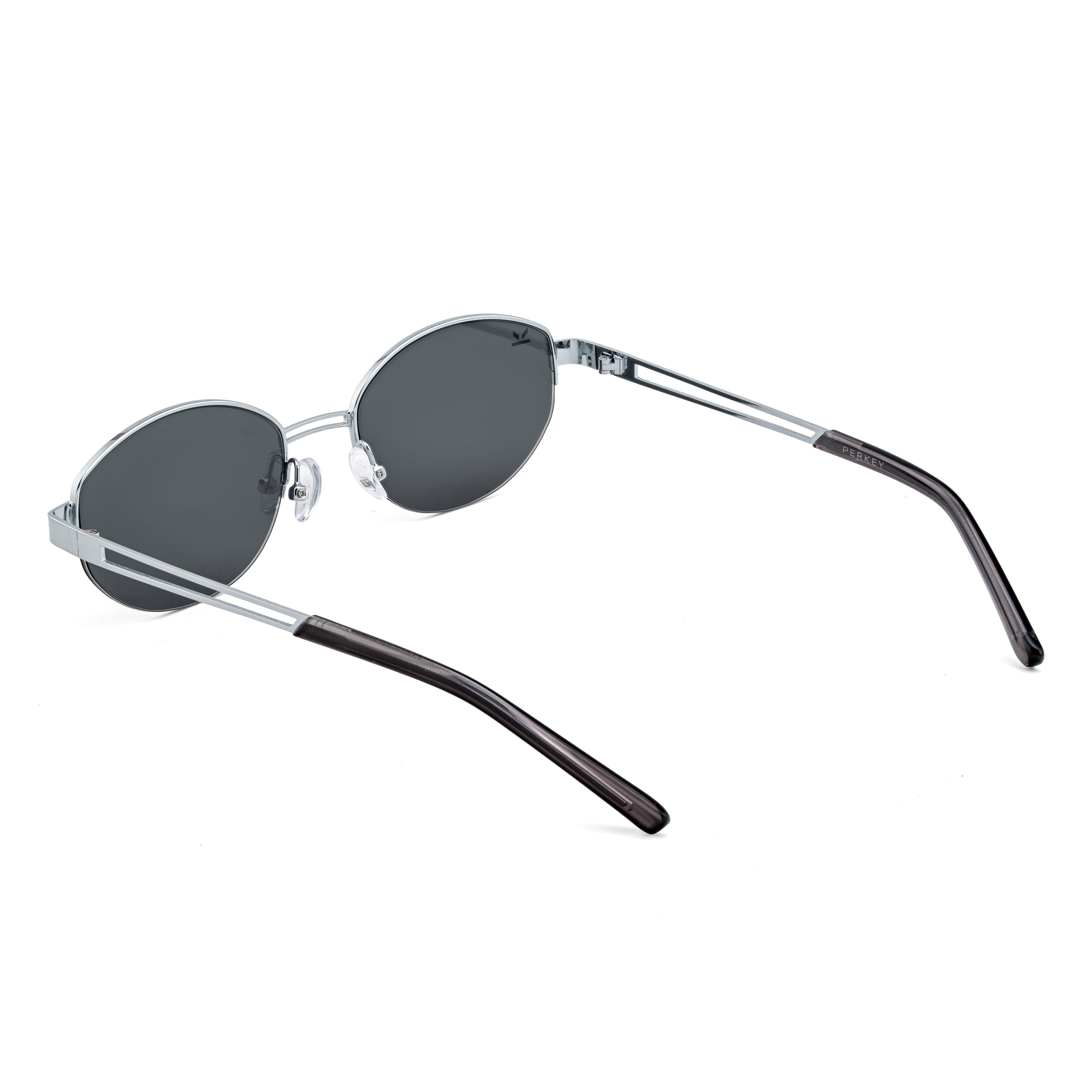 Perkey Oval UV Protection Sunglasses For Men & Women Stylish – PRKY0022-C1