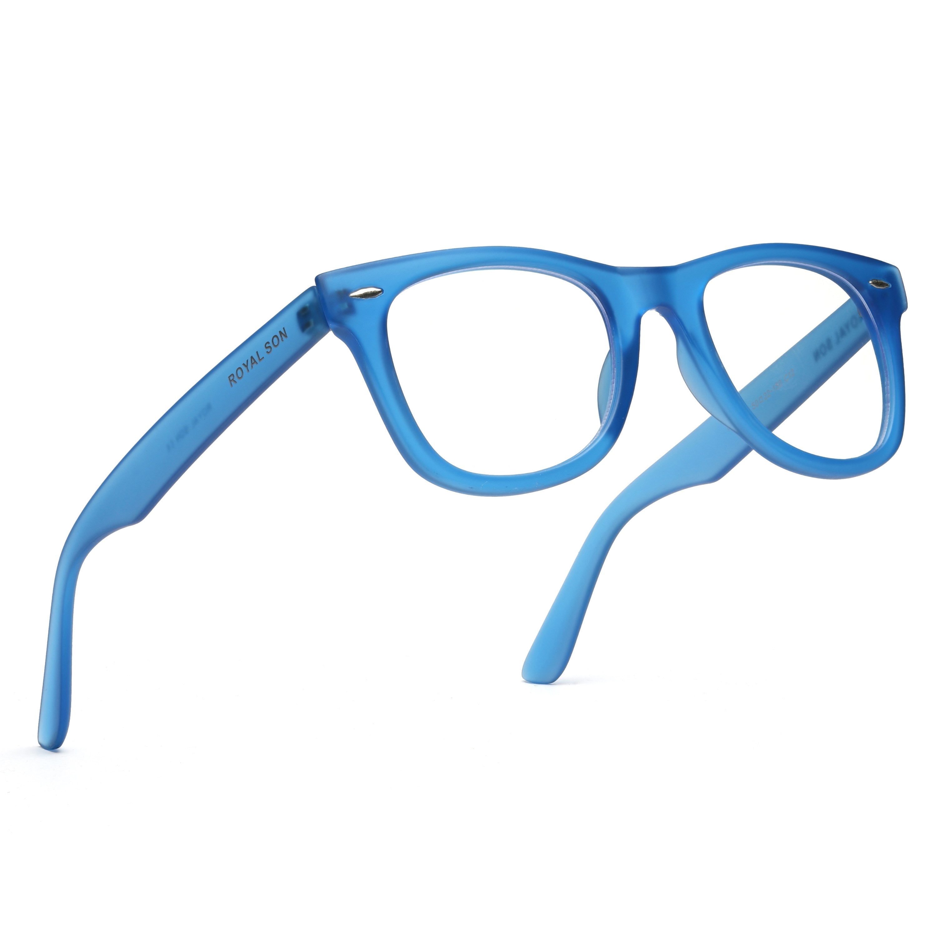 ROYAL SON Stylish Blue Cut Specs For Men Women - SF-RS3030-C12