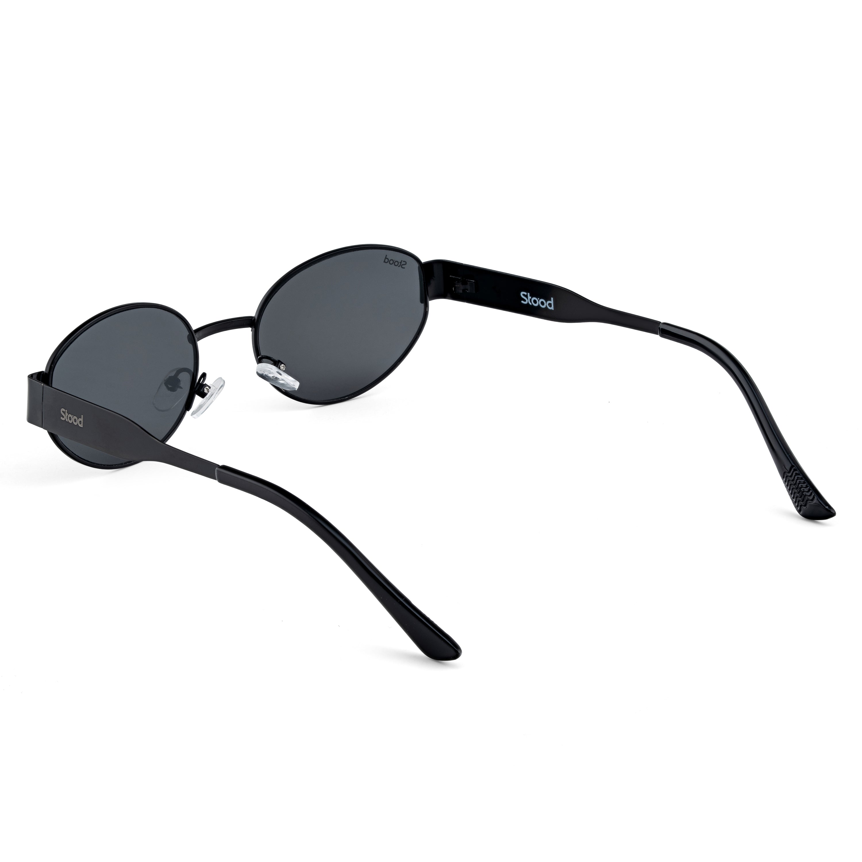 Stood Oval Black UV Protection Sunglasses For Men & Women Stylish – SG-STD0023-C1