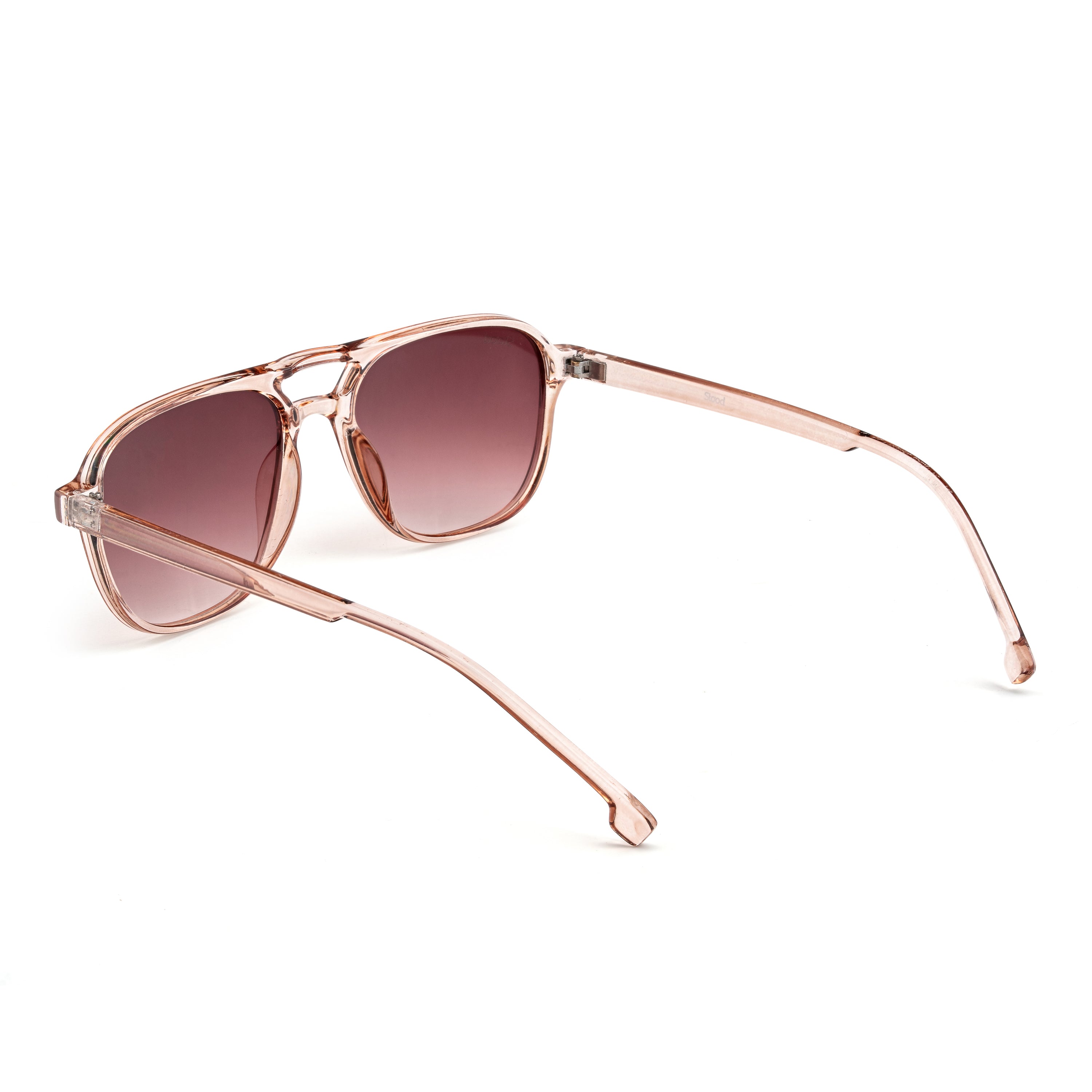 Stood Retro Square Brown UV Protection Goggles For Men & Women Sunglasses – SG-STD0017-C3