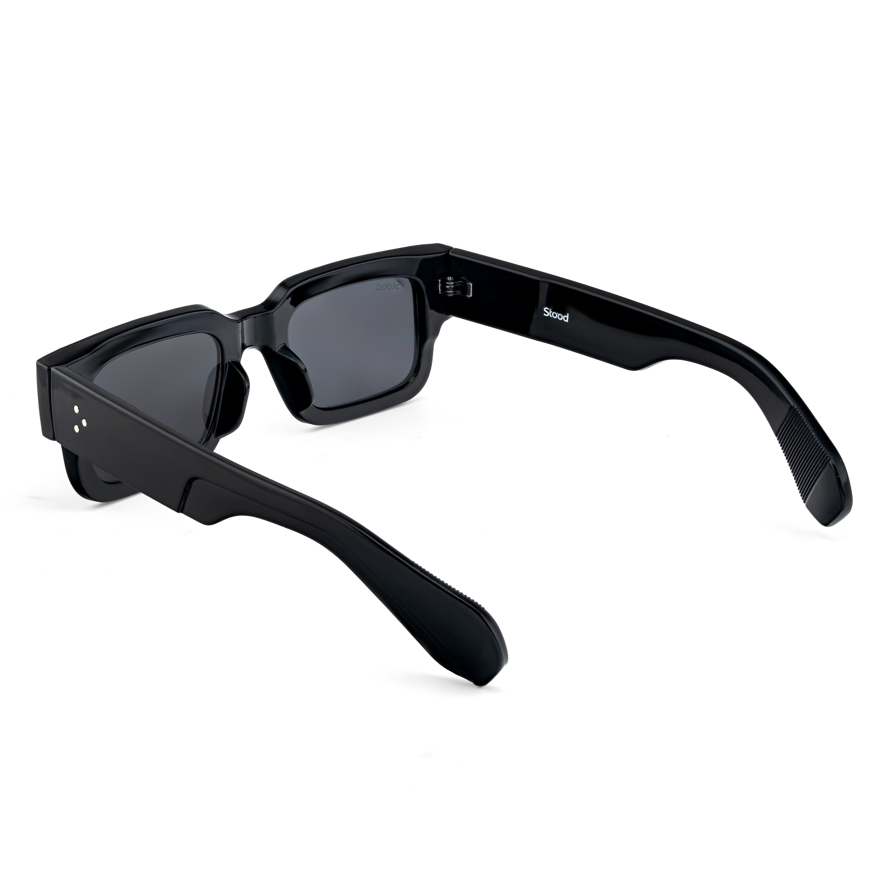 Stood Narrow Square Black UV Protection Sunglasses For Men & Women Stylish – SG-STD0014-C1